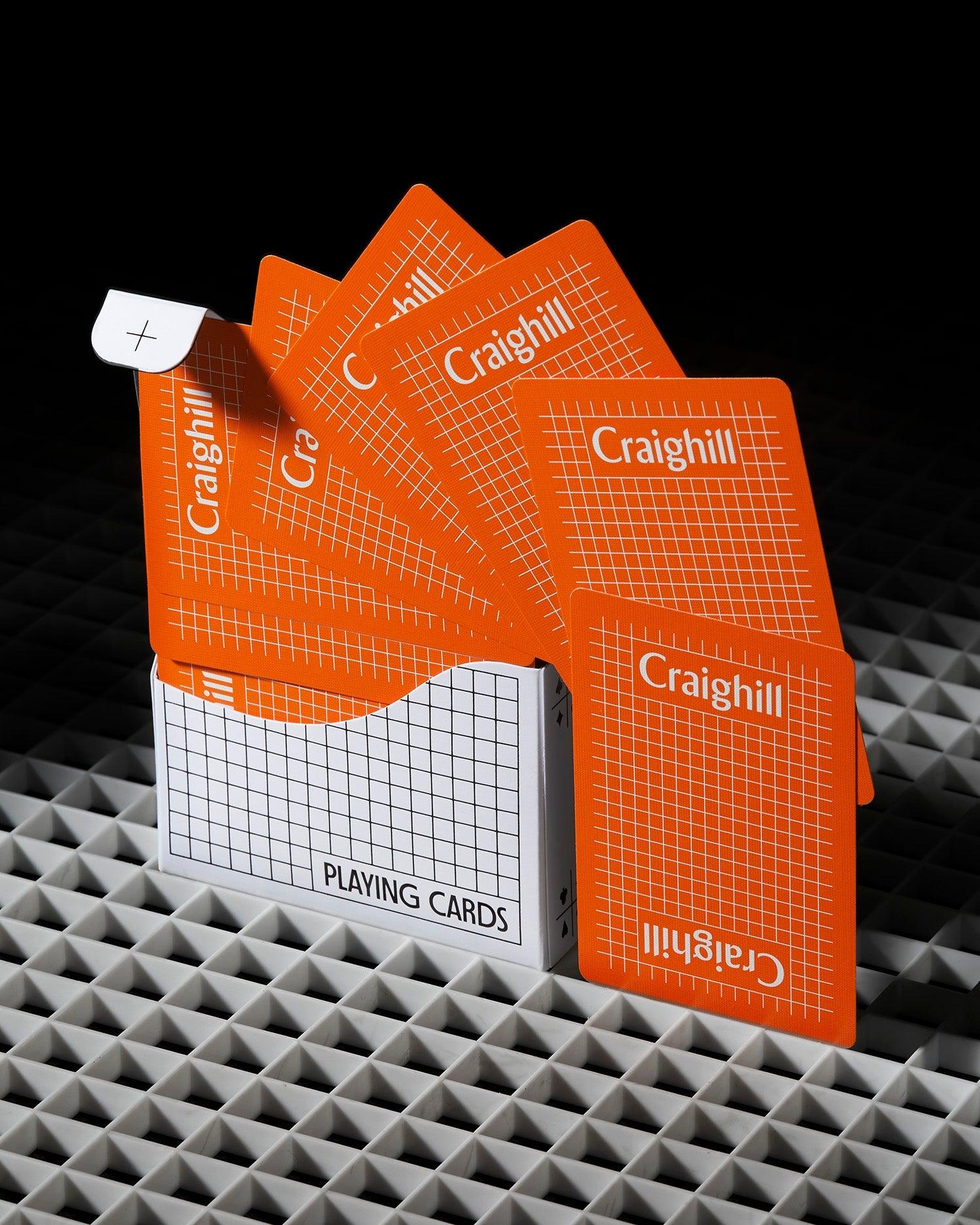 Playing Cards - White / Orange