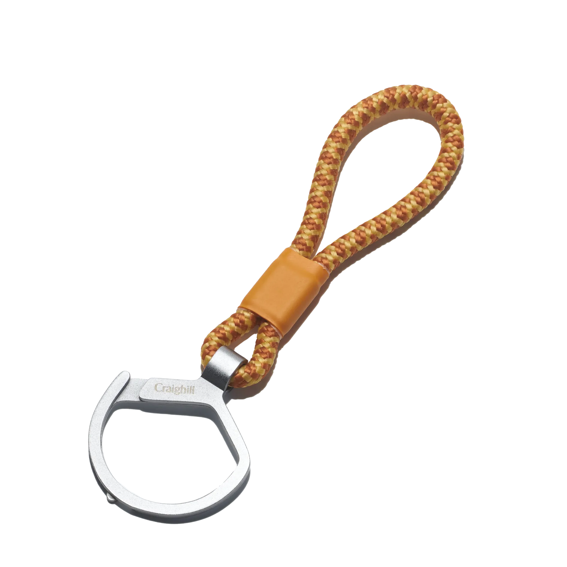 Split Ring Keychain - Orange