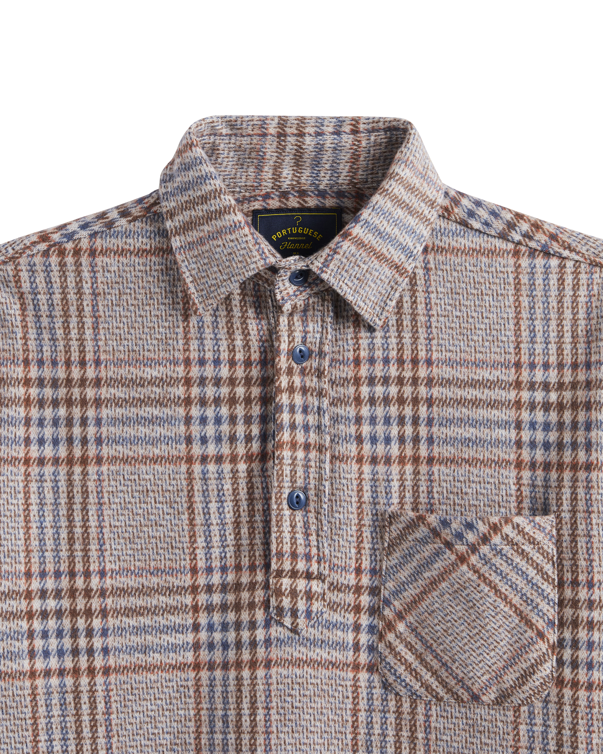 Dona Flannel Popover - Multi Plaid