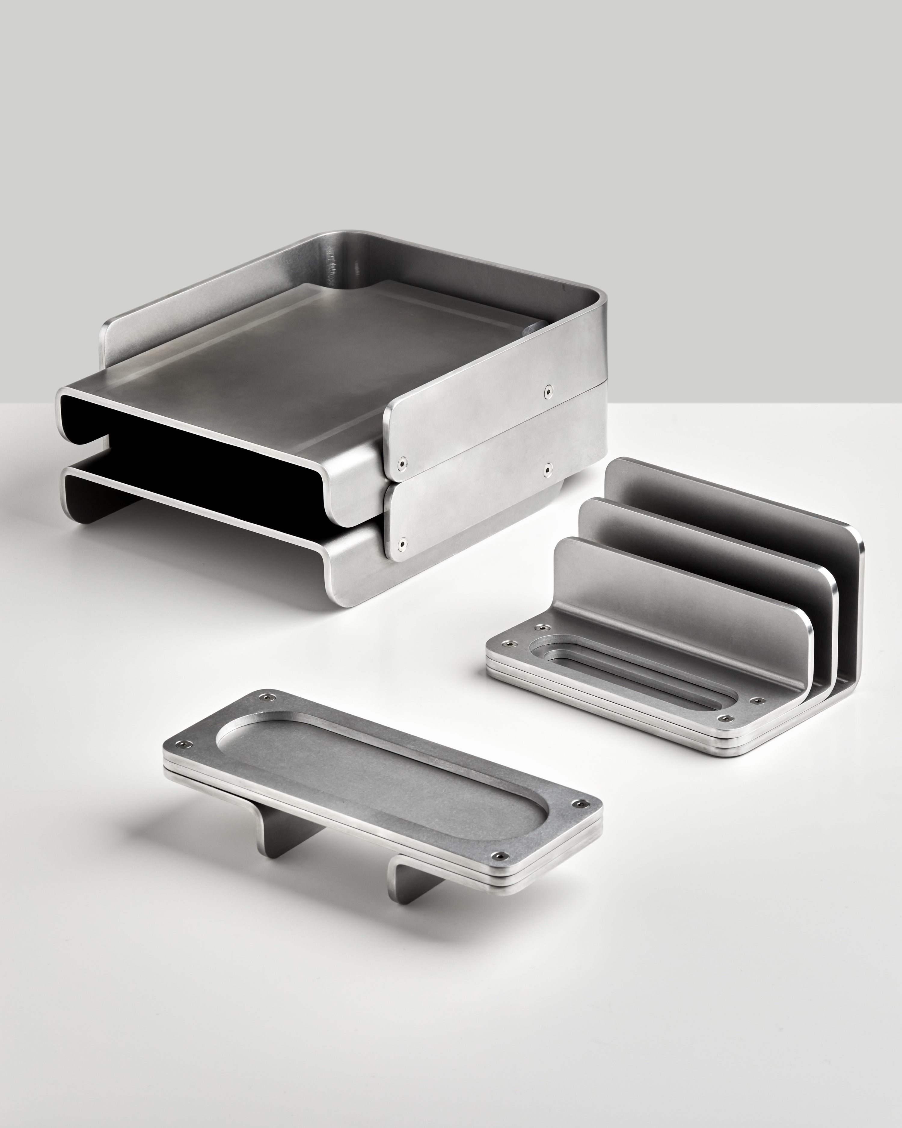 Industry Desk Set - Monument Letter Holder