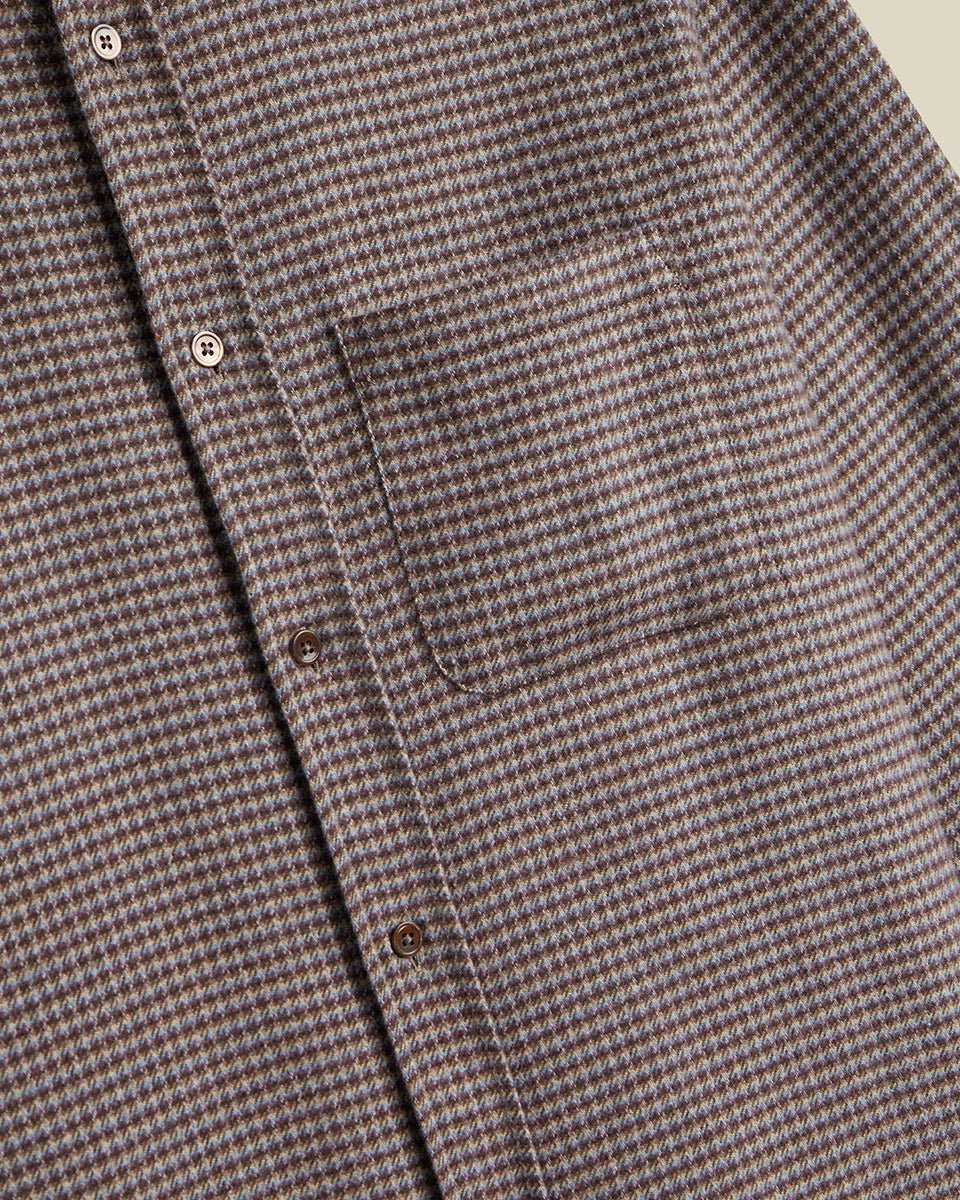 Dylan Flannel - Blue / Bordeaux