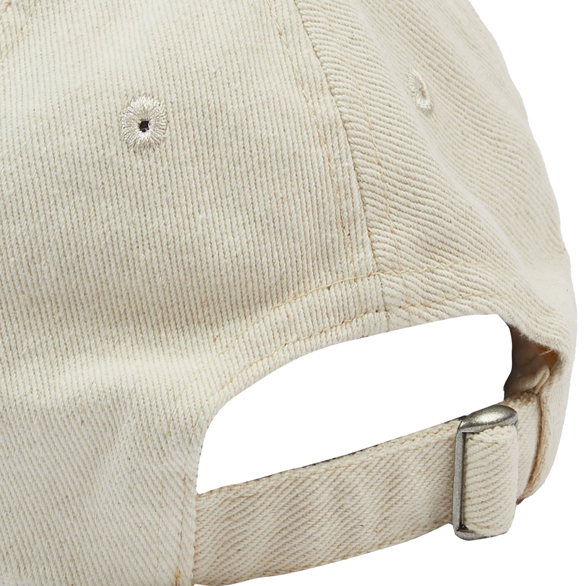 Snail Twill Baseball Hat - Ecru