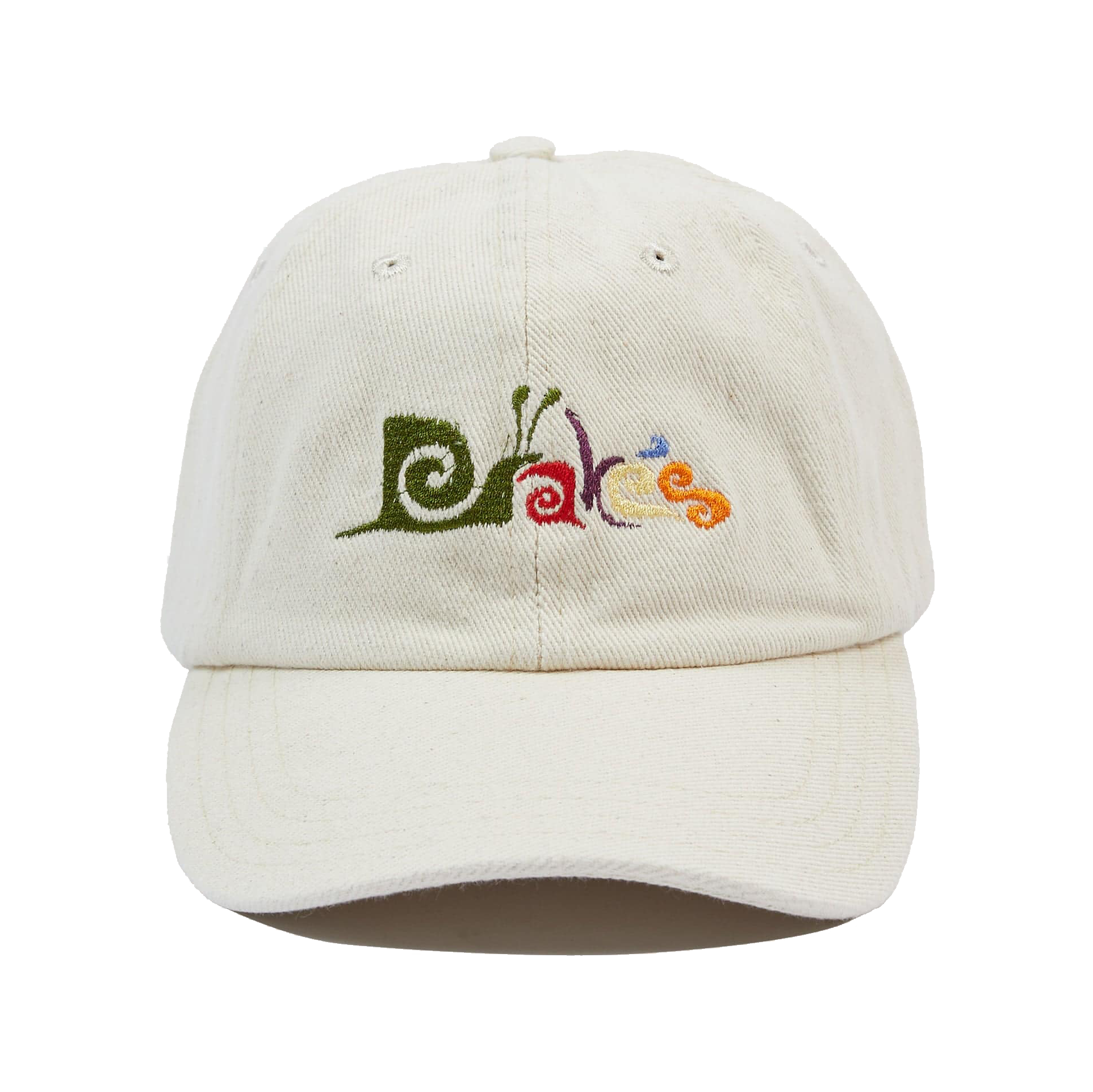 Snail Twill Baseball Hat - Ecru