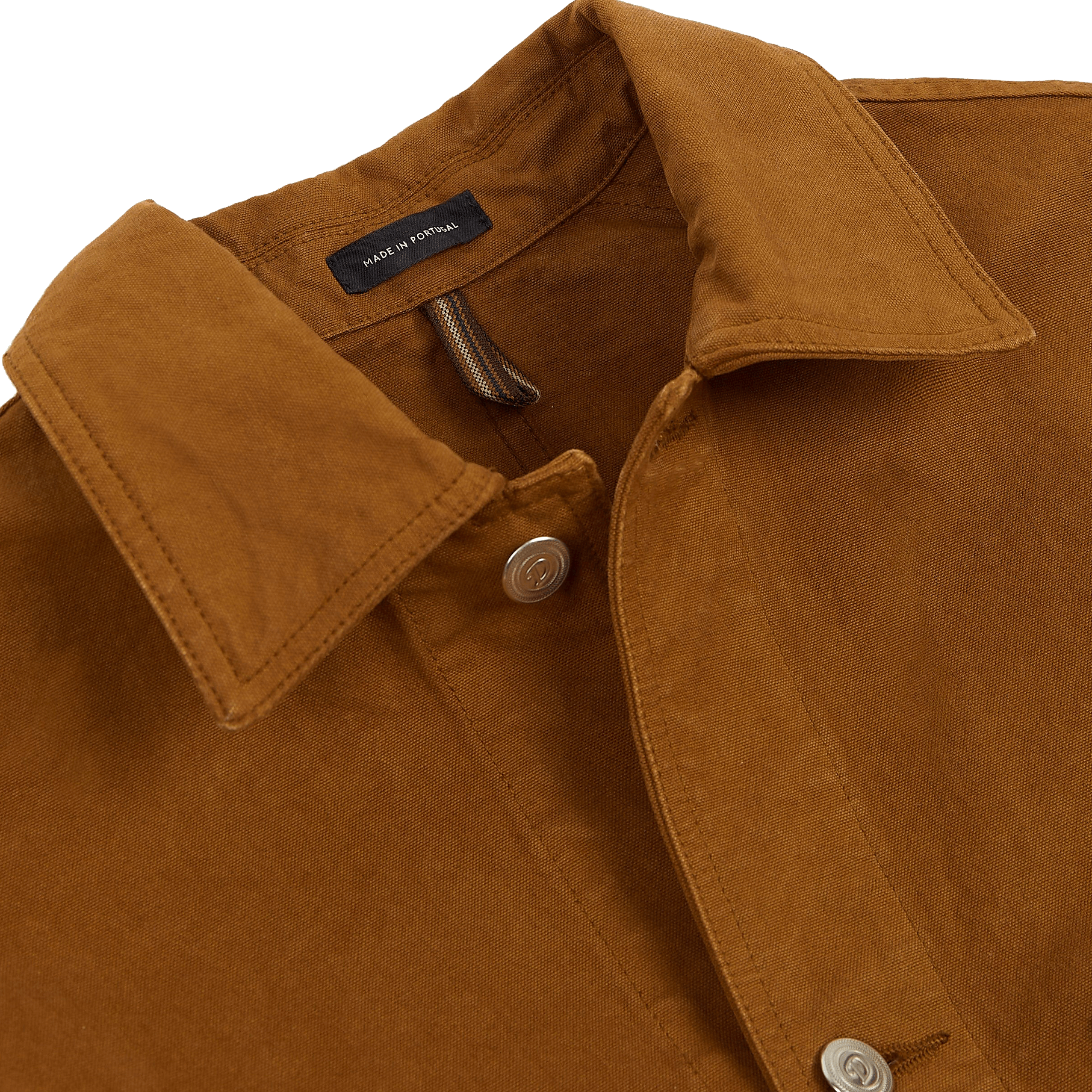 Duck Cotton Canvas Chore Jacket - Tobacco