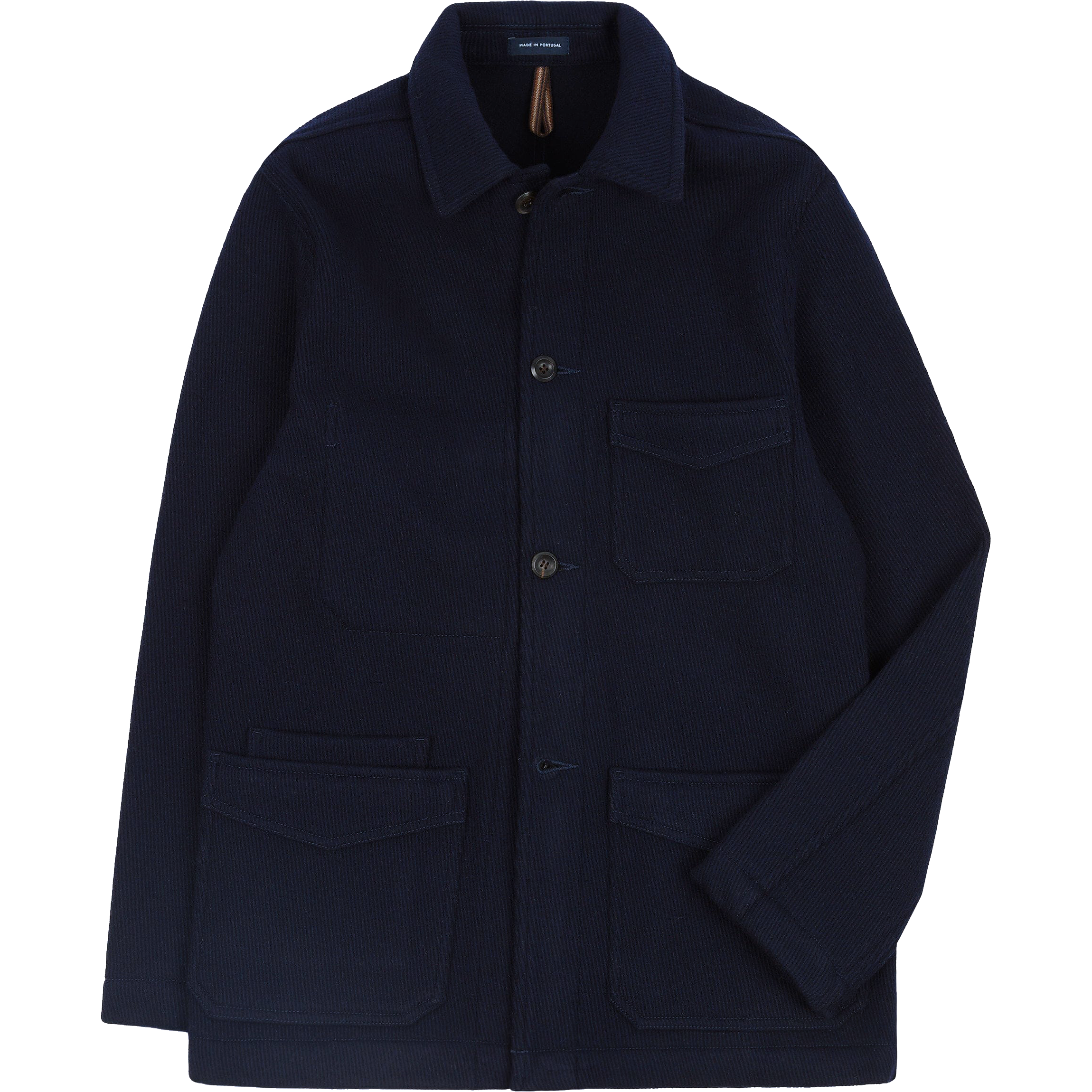 Wool 5 Pocket Chore Jacket - Navy