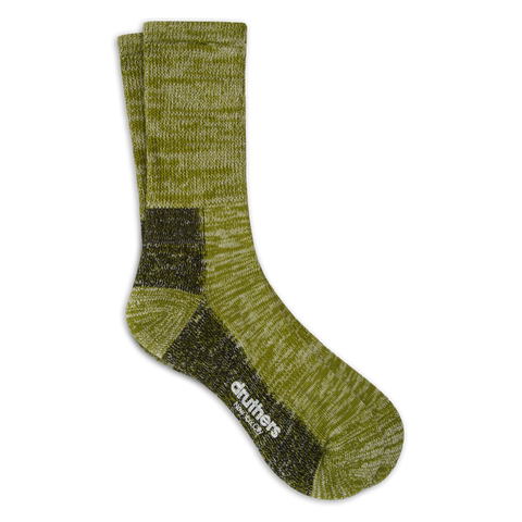 Organic Cotton Defender Socks - Green Melange