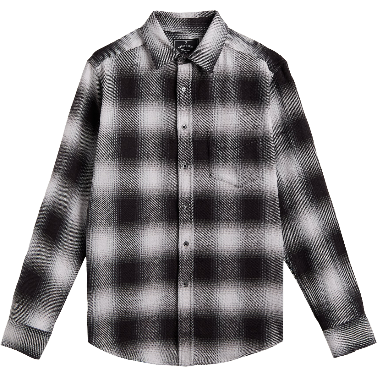 Dune Flannel Shirt - Black / White Check