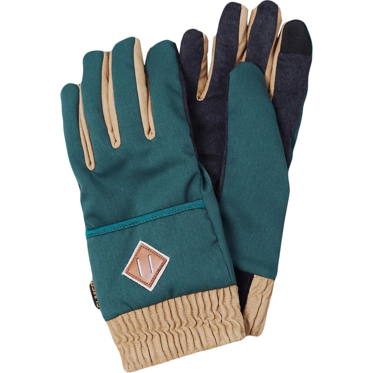 Hooded Mitt Glove - Green