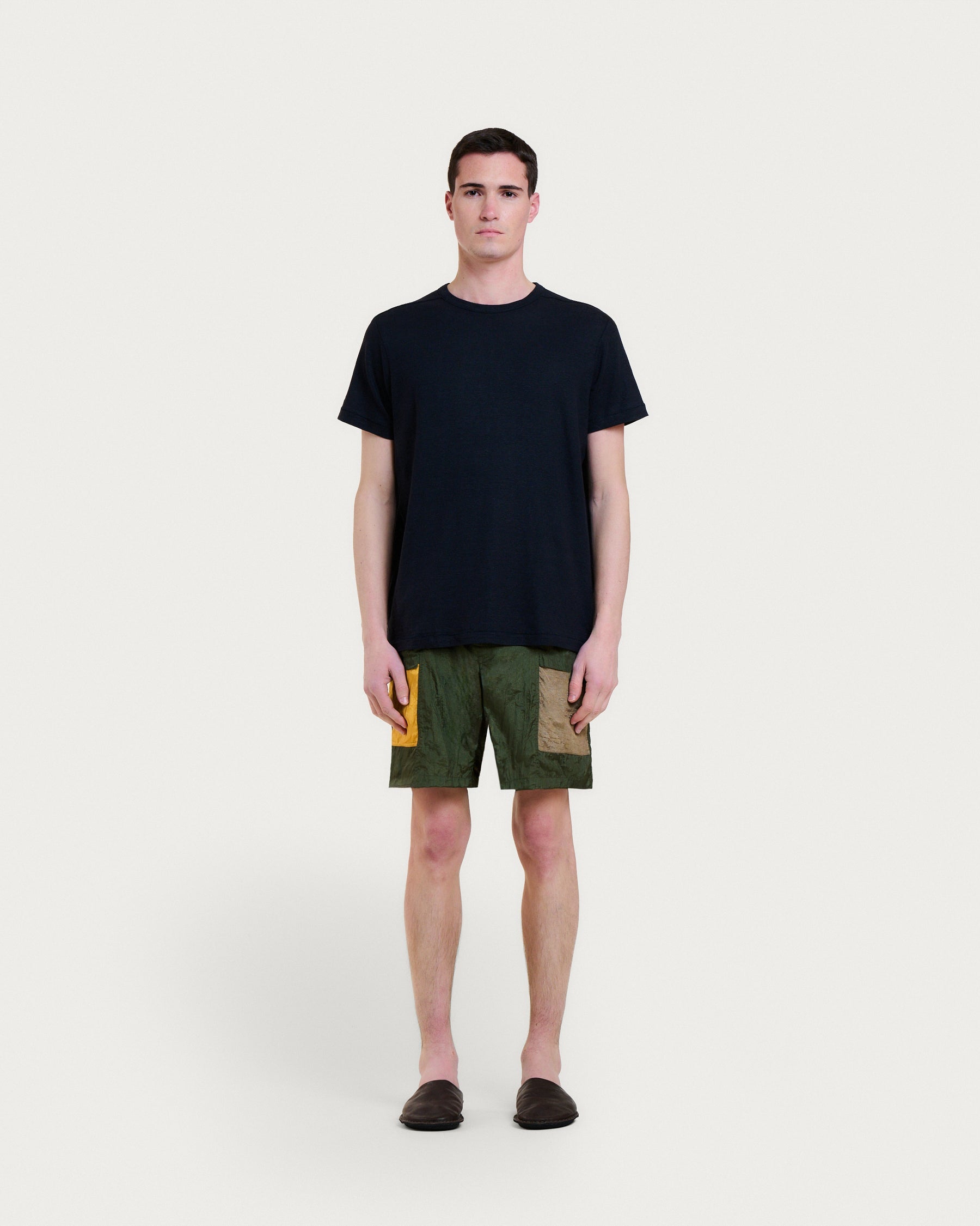 Eole Linen Tee - Navy