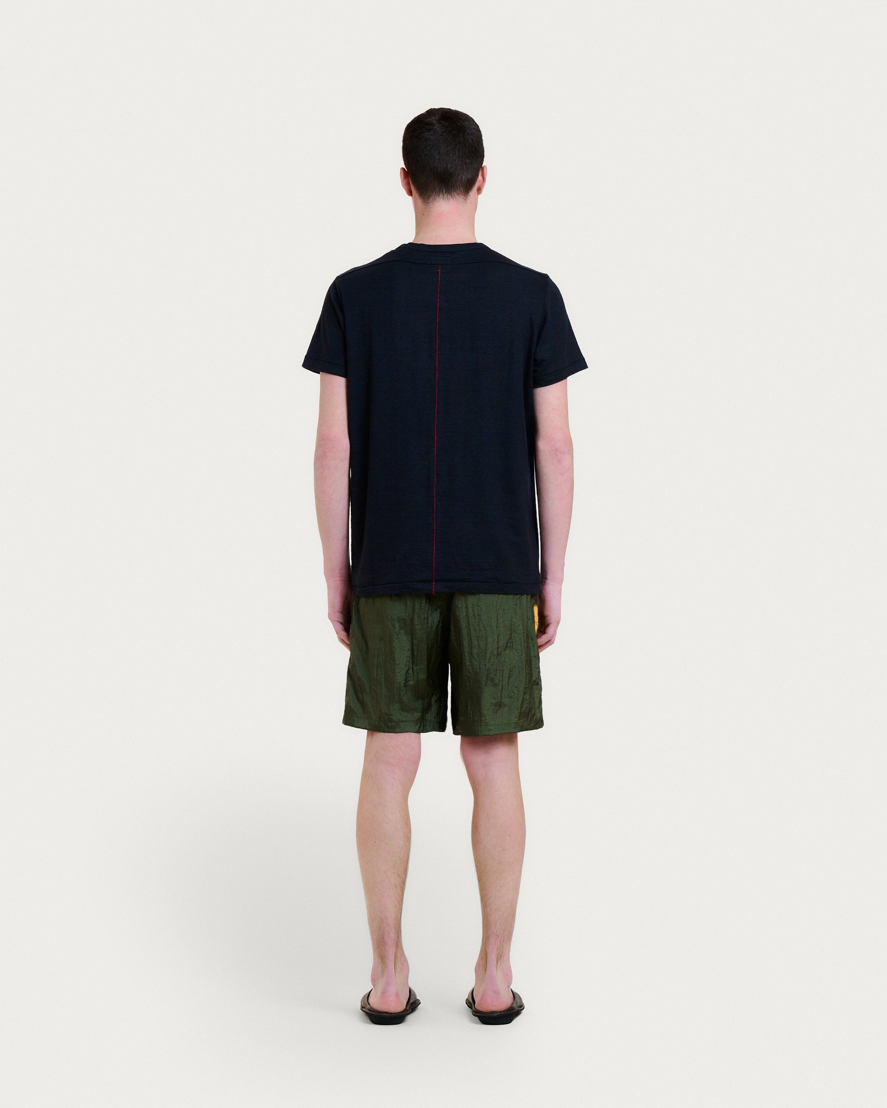 Eole Linen Tee - Navy