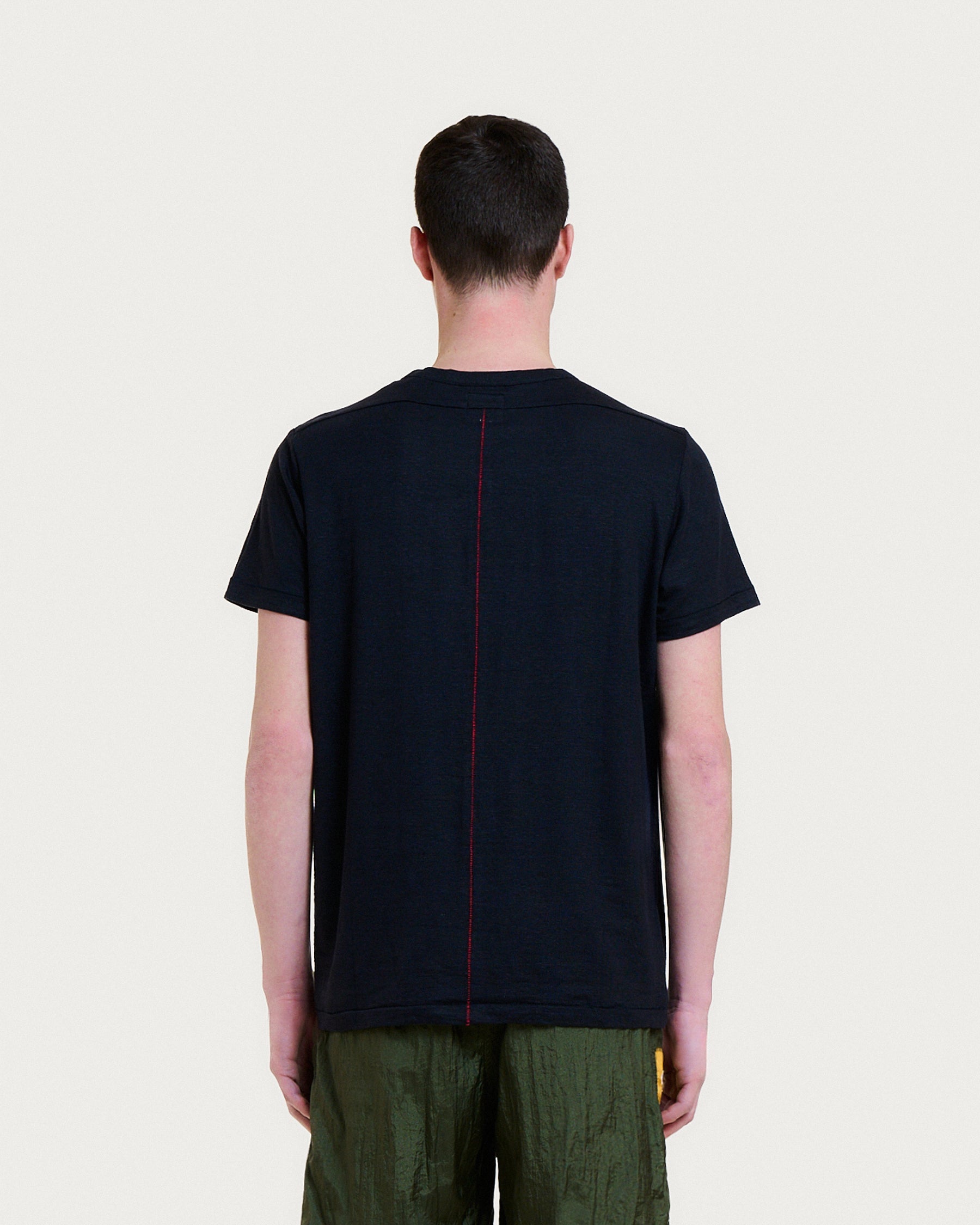 Eole Linen Tee - Navy