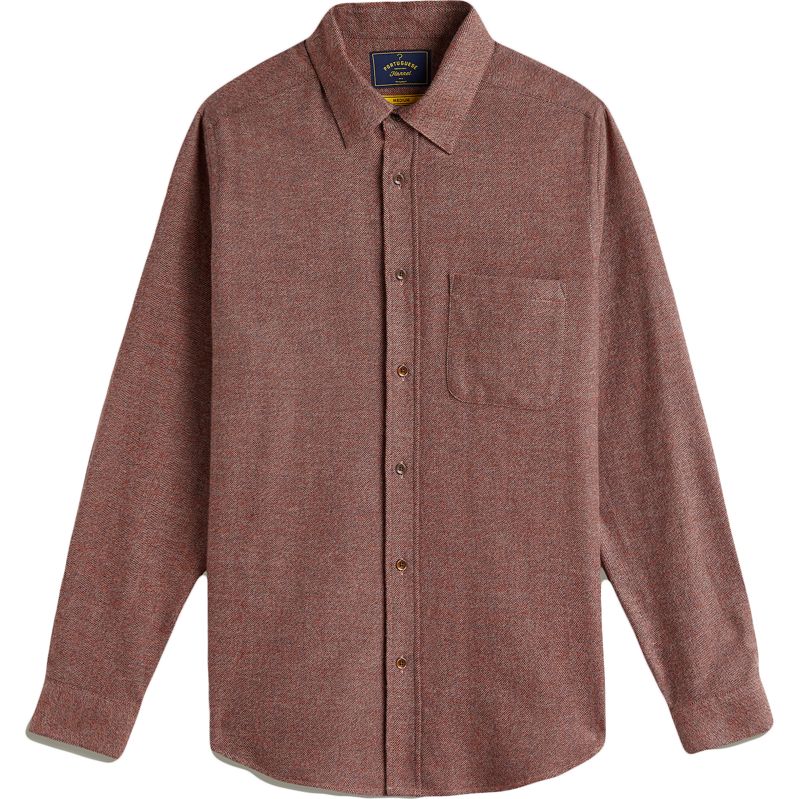 Espiga Herringbone Flannel - Clay