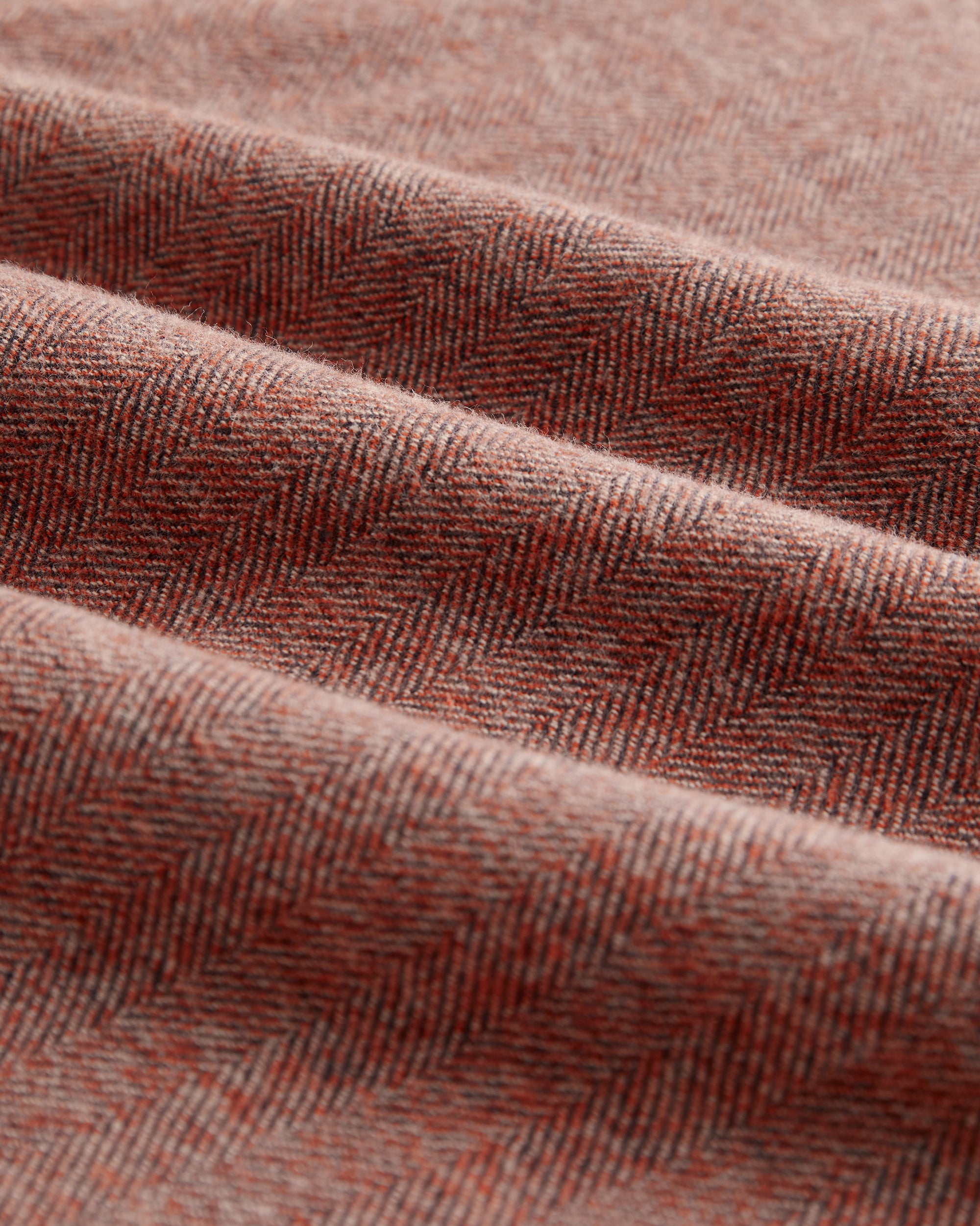 Espiga Herringbone Flannel - Clay