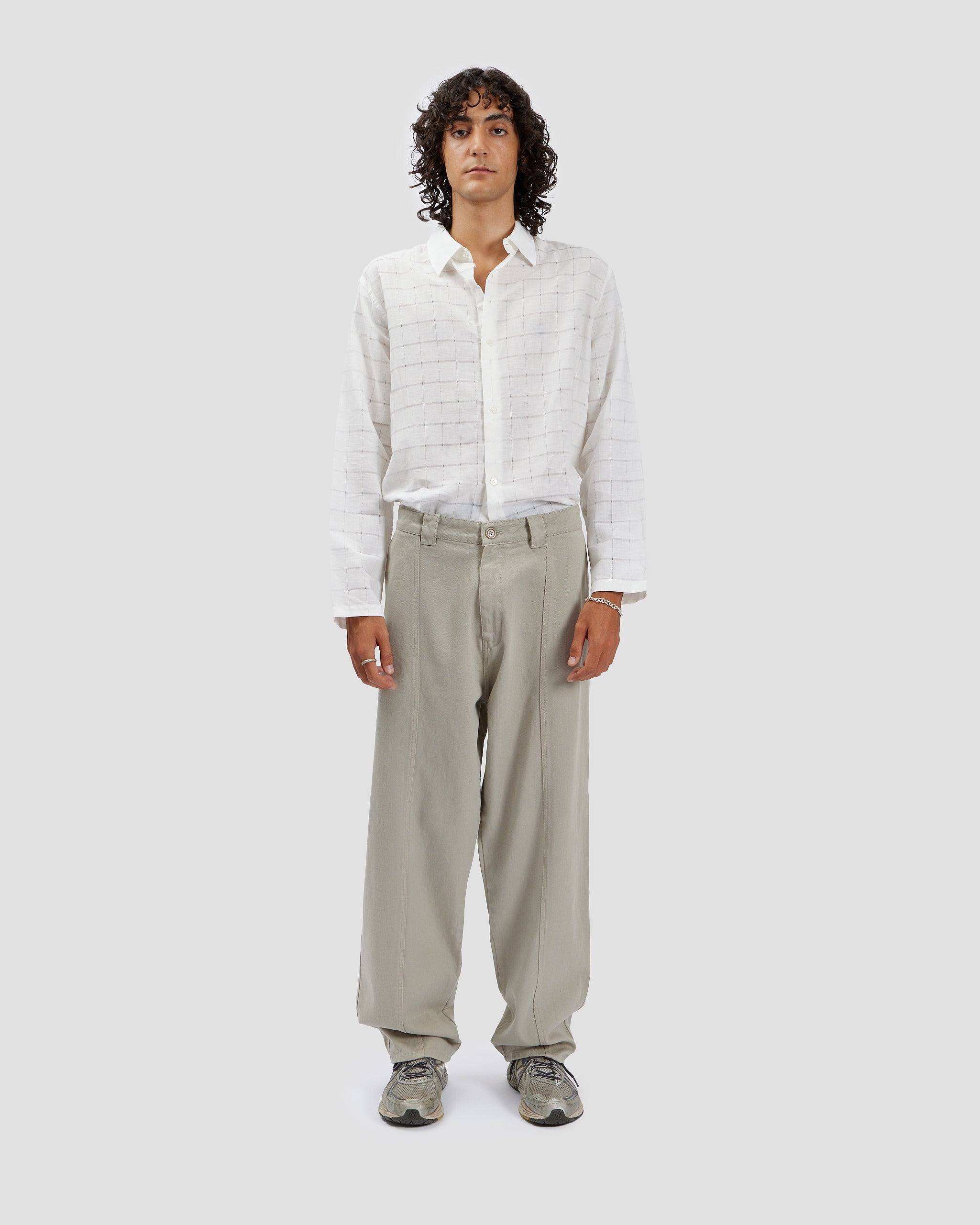 Big Seam Pants - Khaki