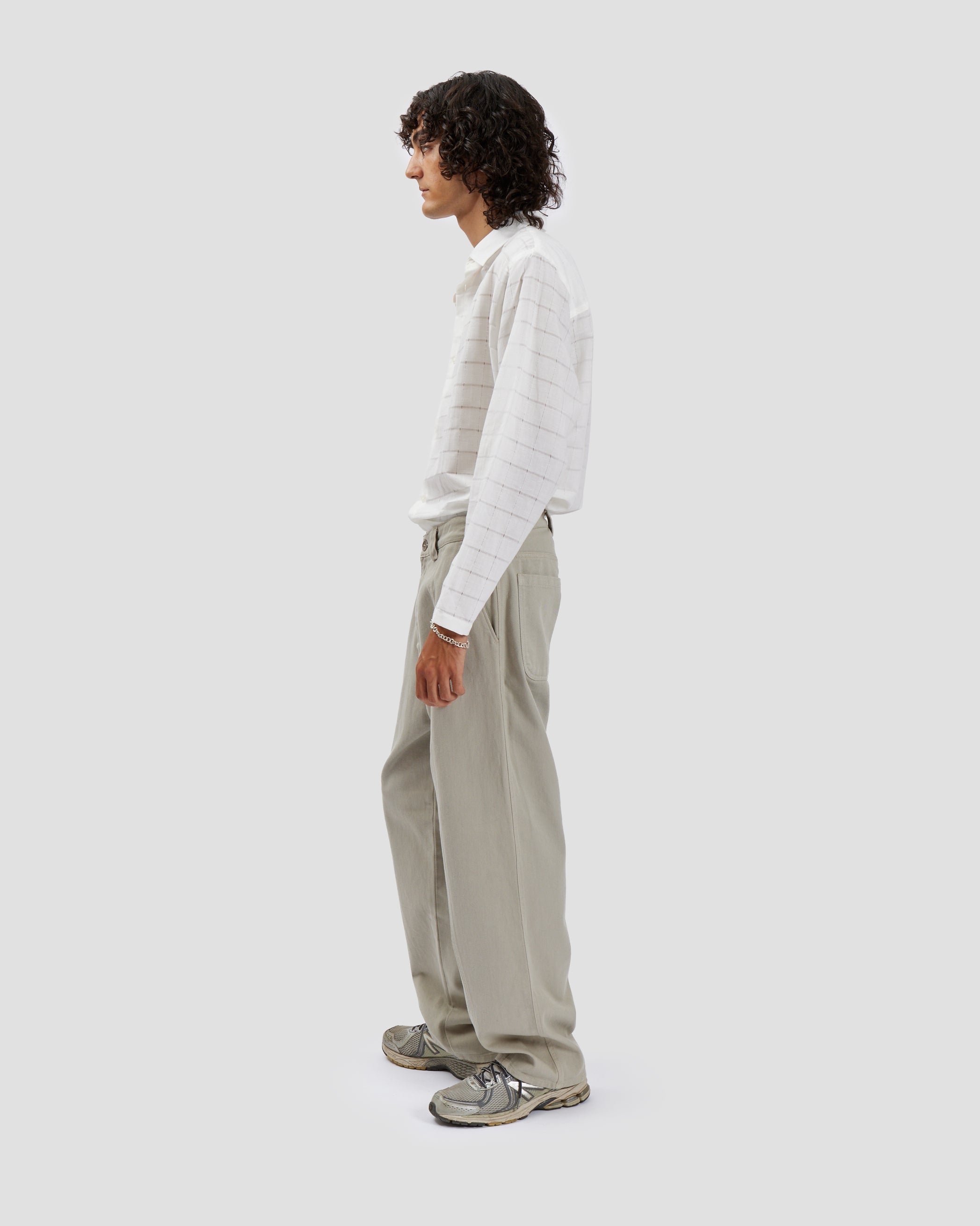 Big Seam Pants - Khaki