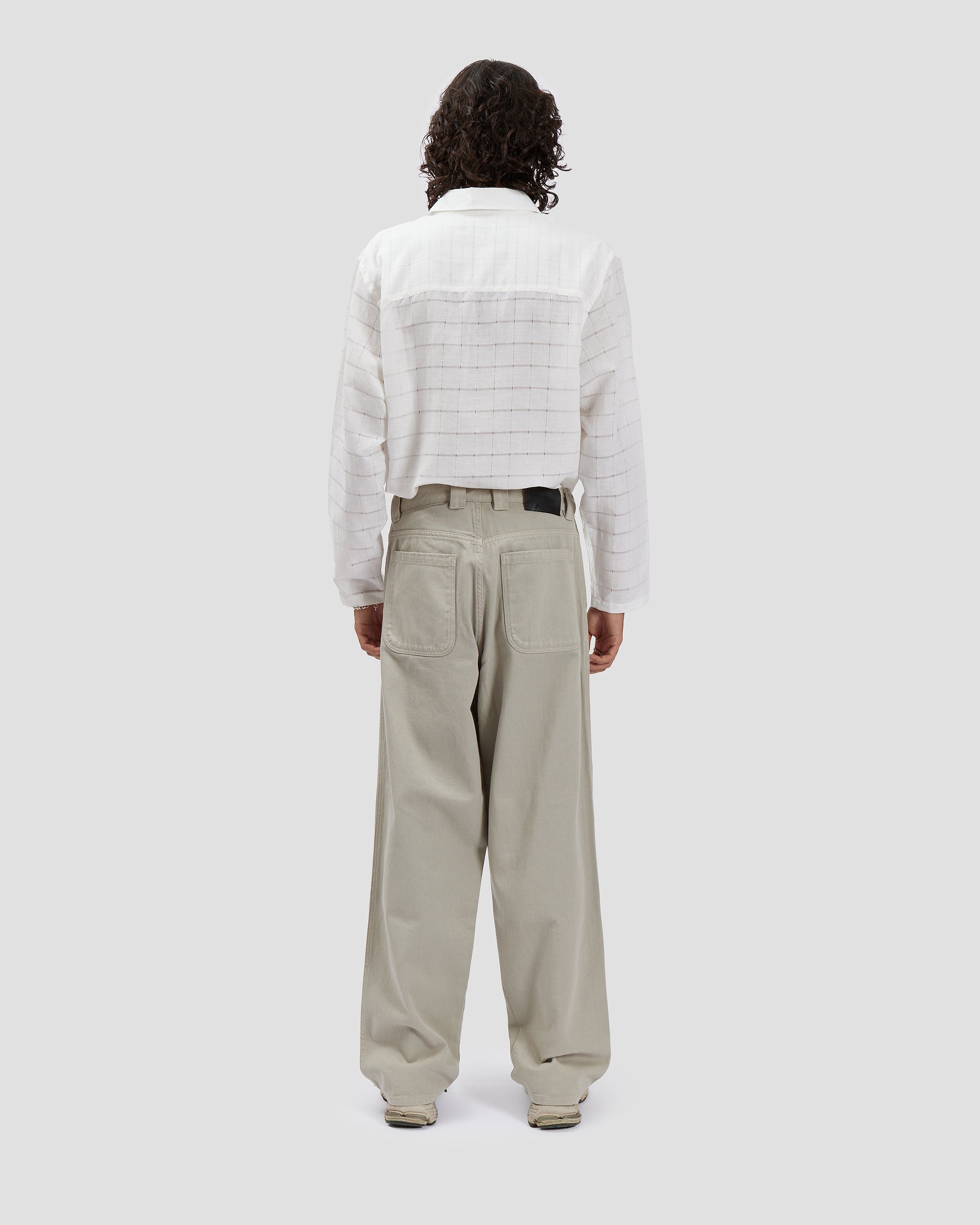 Big Seam Pants - Khaki
