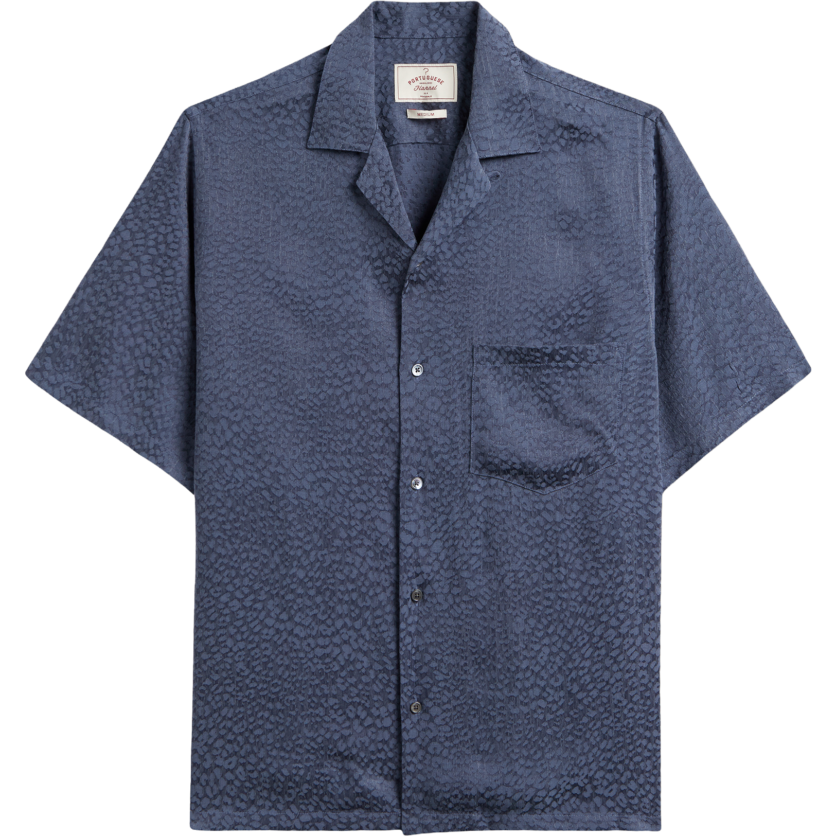 Finger Print Shirt - Navy
