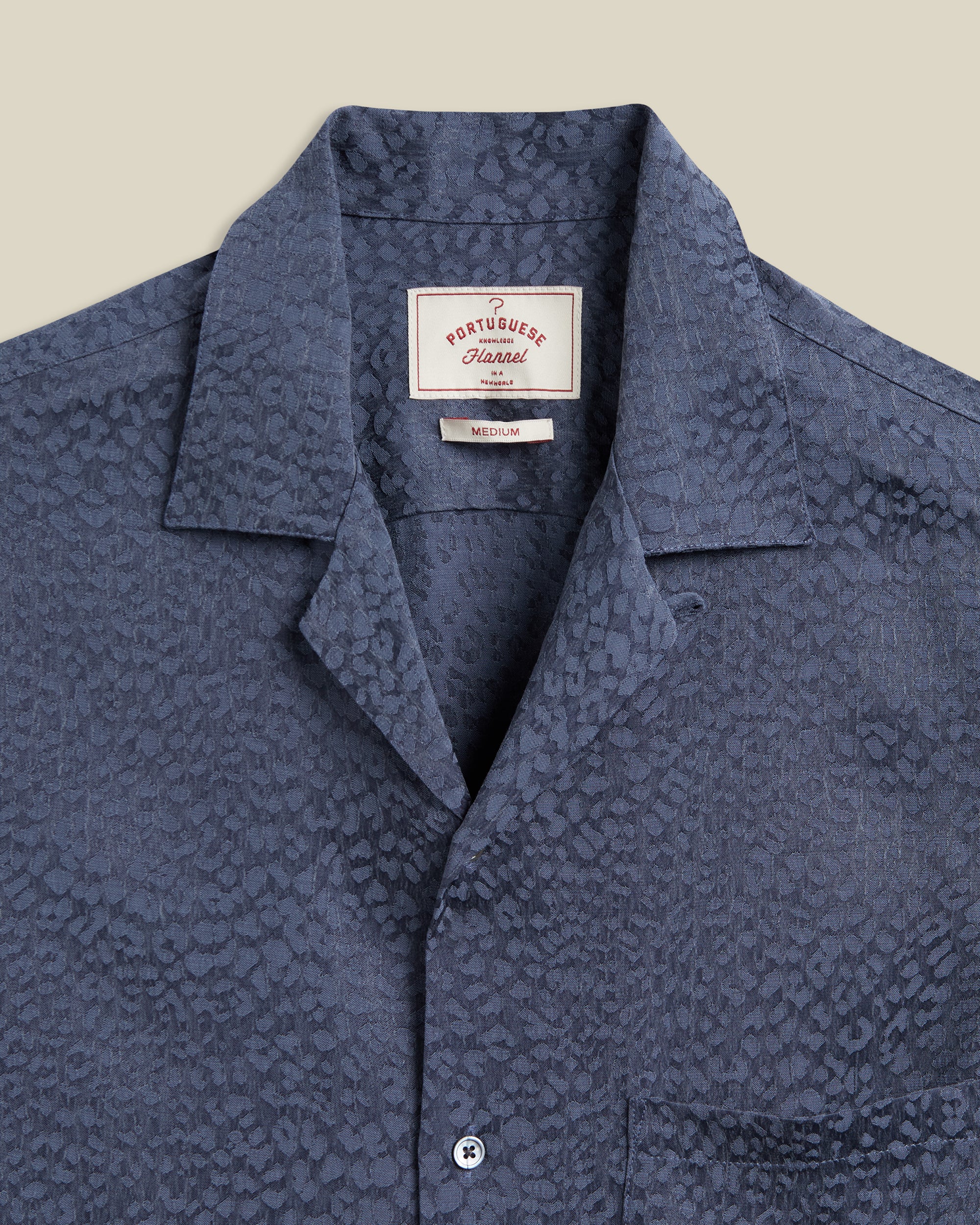 Finger Print Shirt - Navy