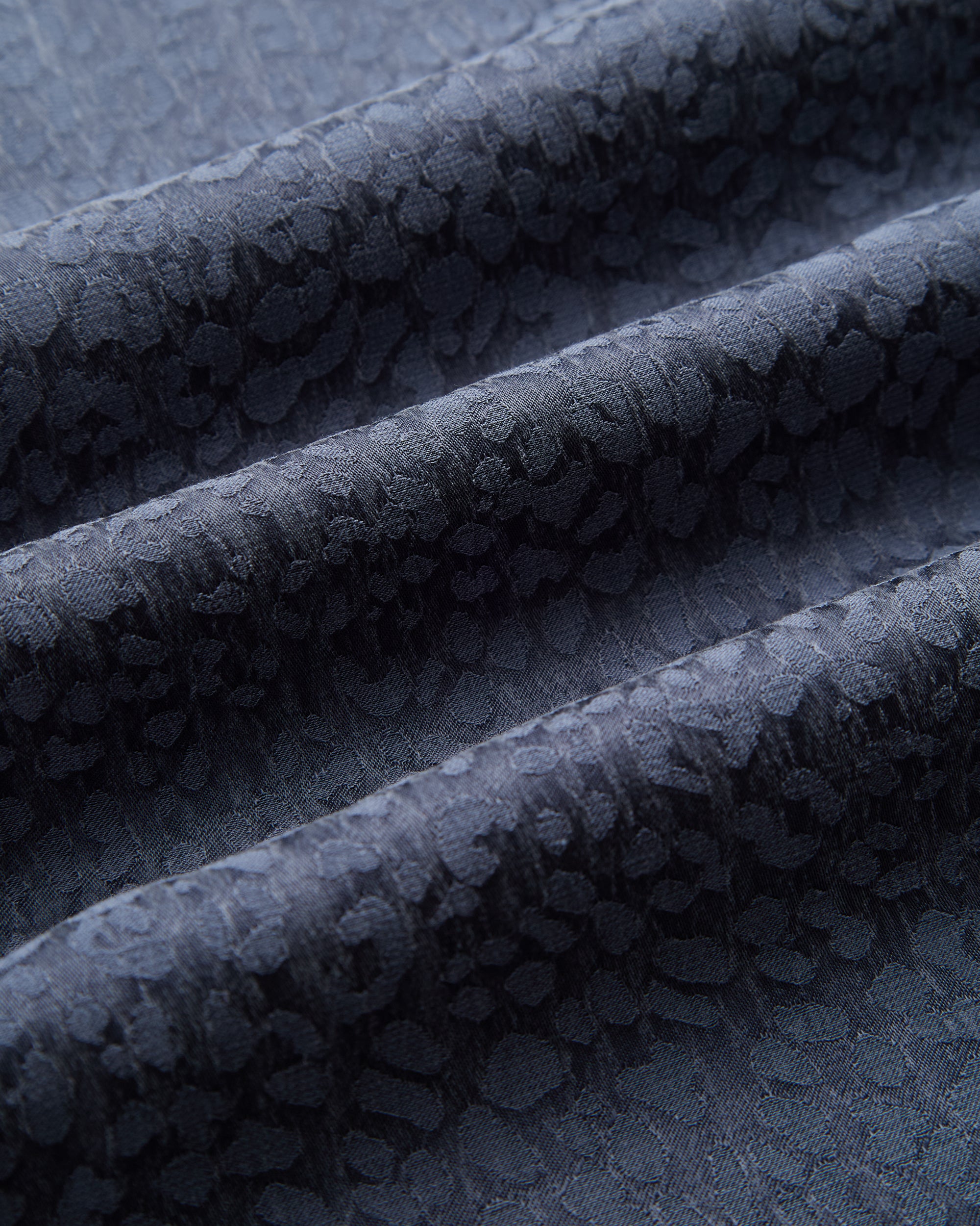 Finger Print Shirt - Navy