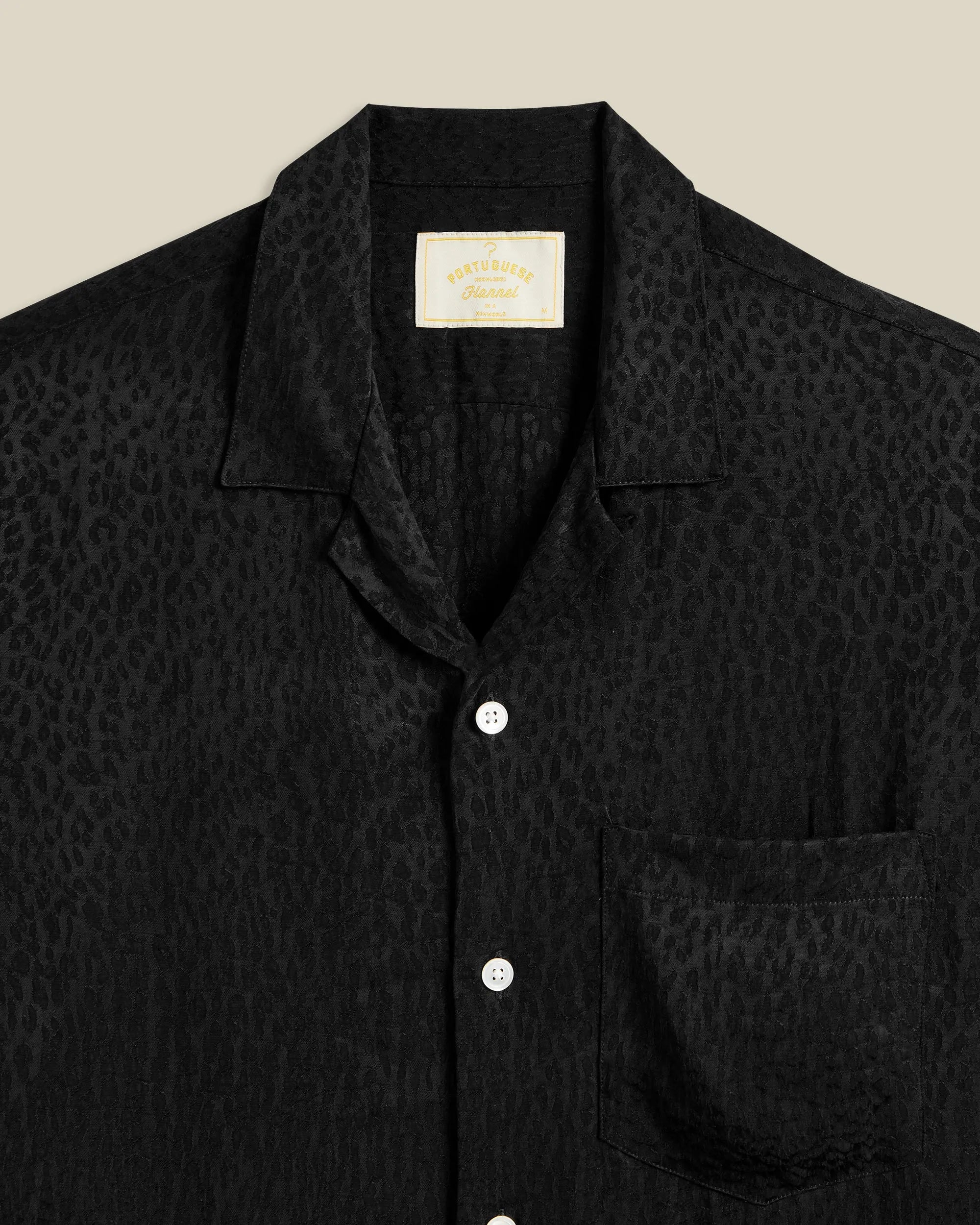 Finger Print Shirt - Black