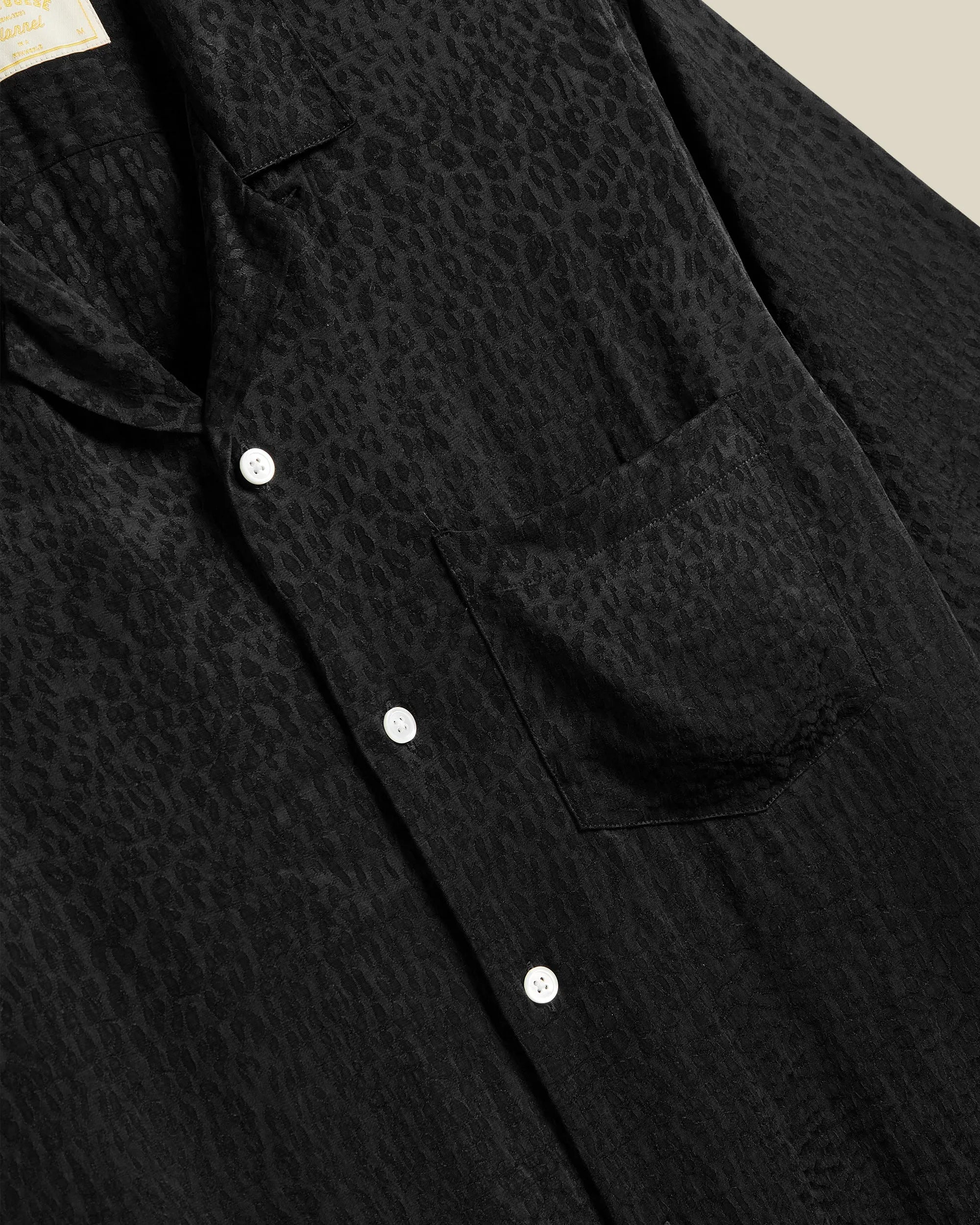 Finger Print Shirt - Black