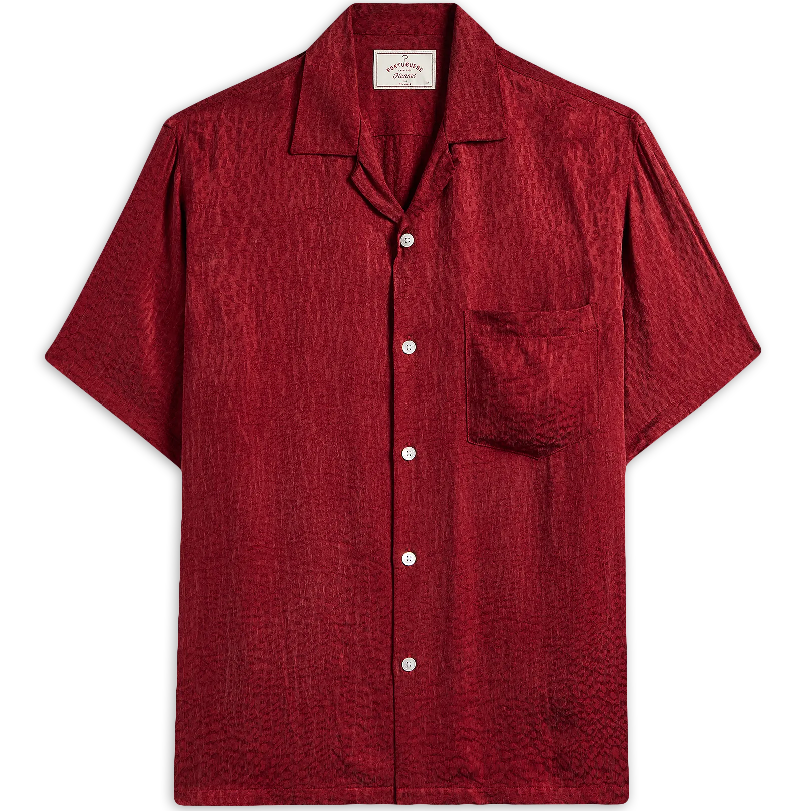 Finger Print Shirt - Bordeaux