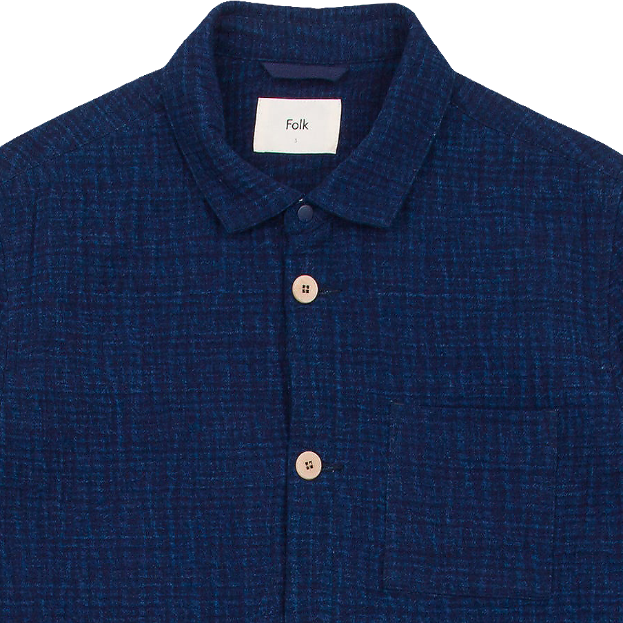 Assembly Jacket - Indigo Waffle