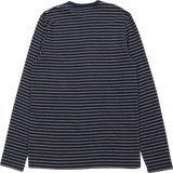 LS Textured Tee - Navy Stripe