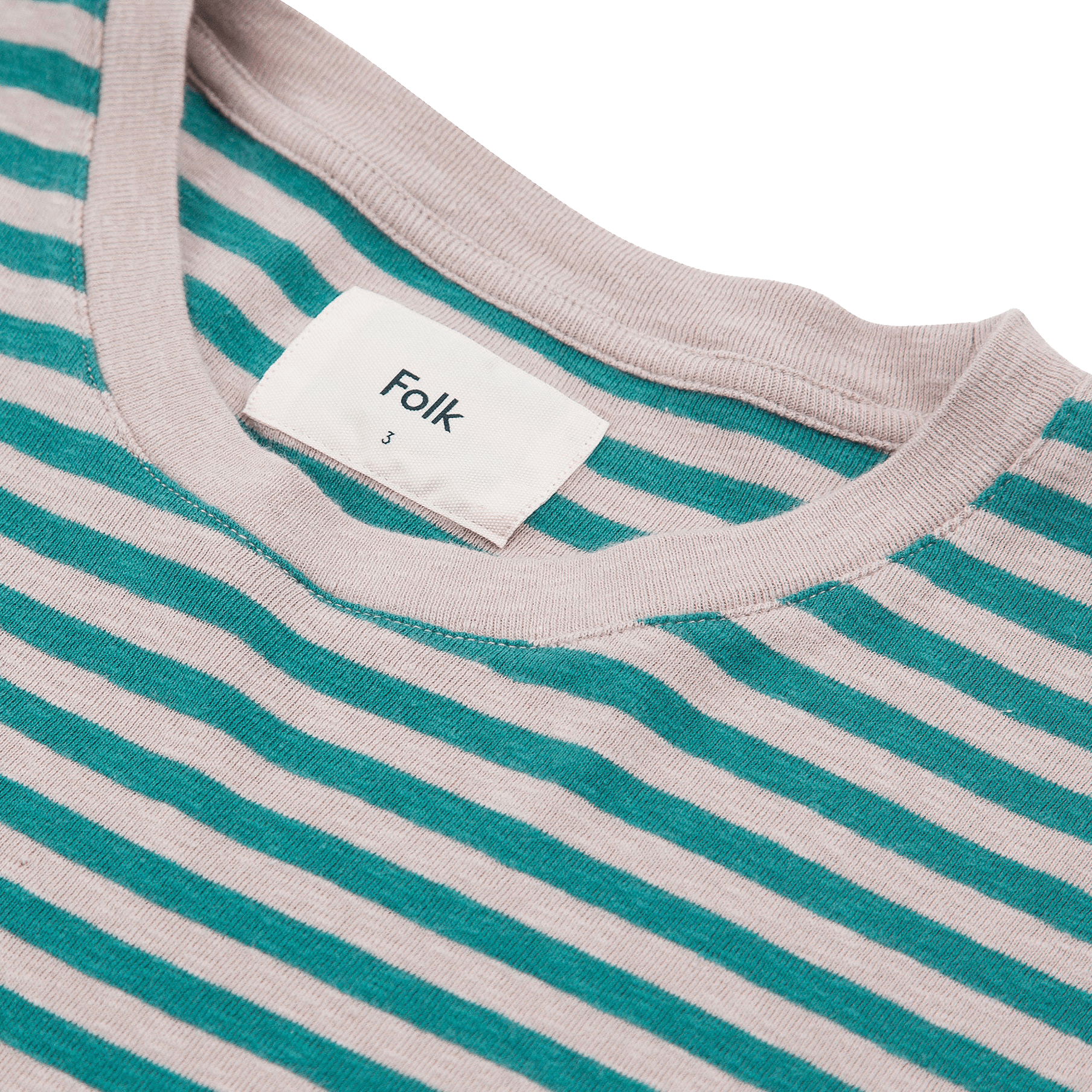 Classic Stripe Tee - Alpine Green