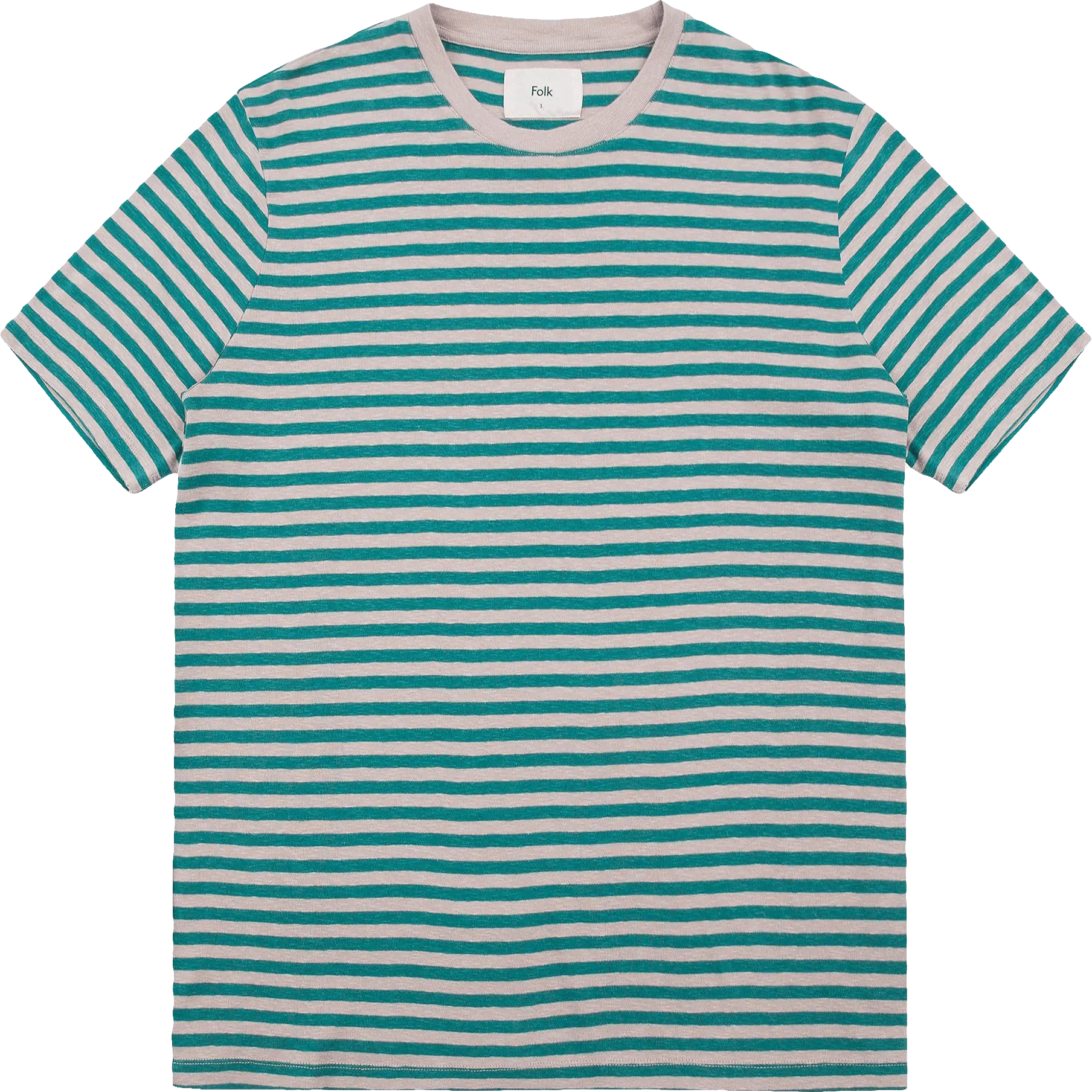 Classic Stripe Tee - Alpine Green