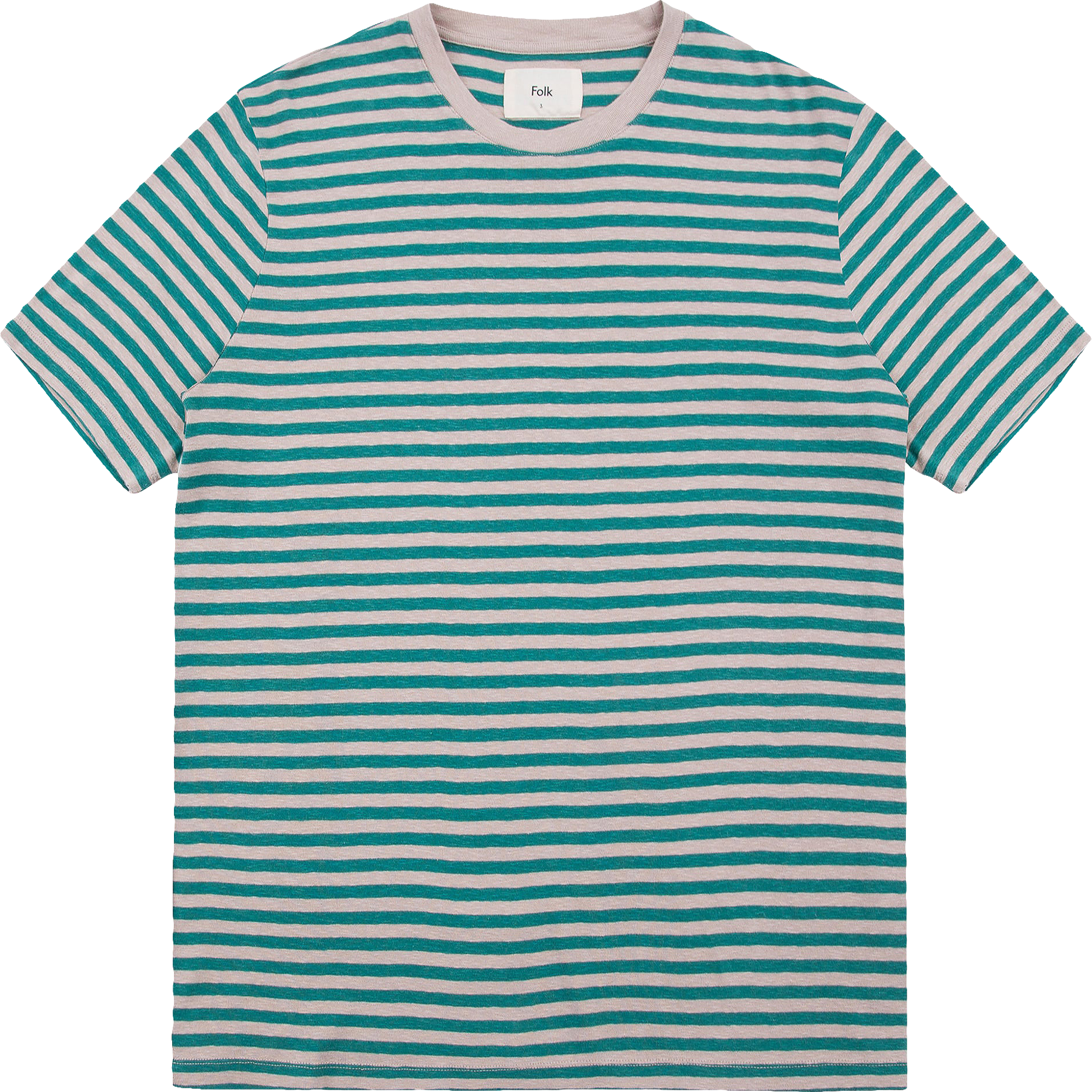 Classic Stripe Tee - Alpine Green