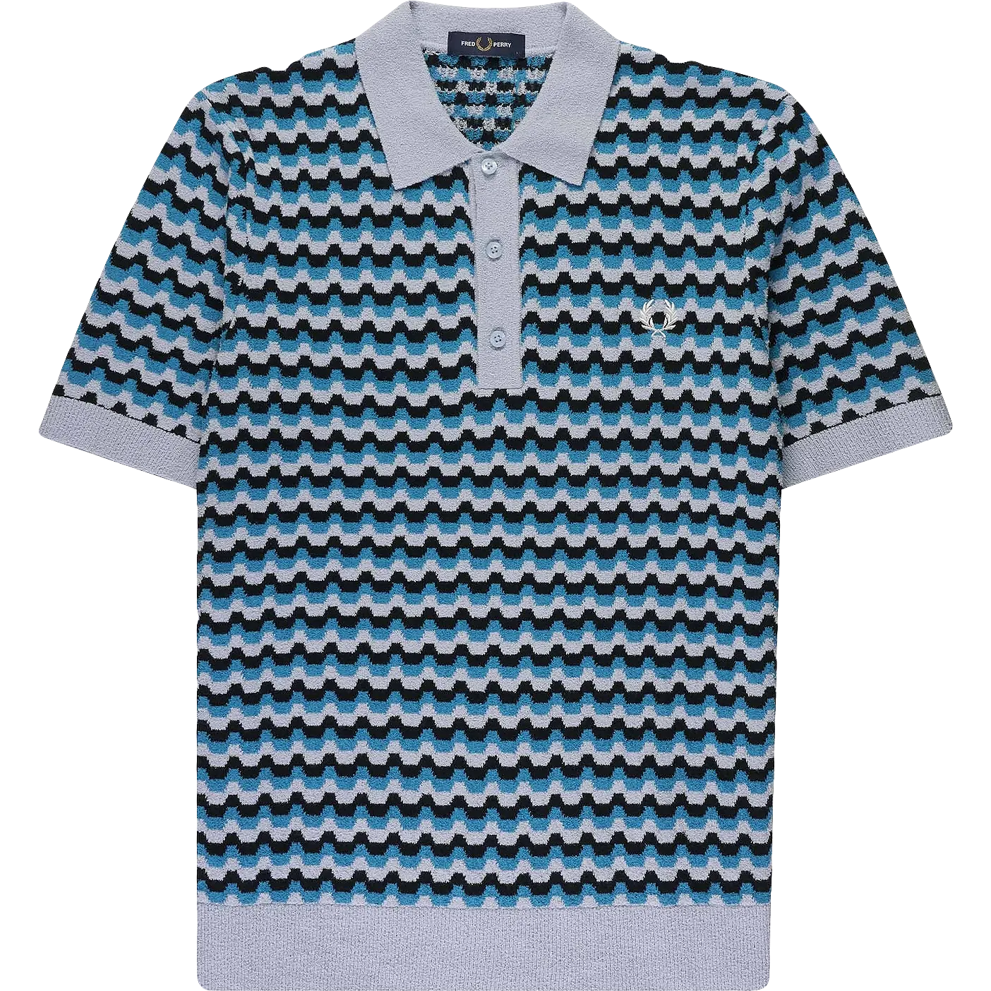 Boucle Jacquard Shirt - Light Smoke