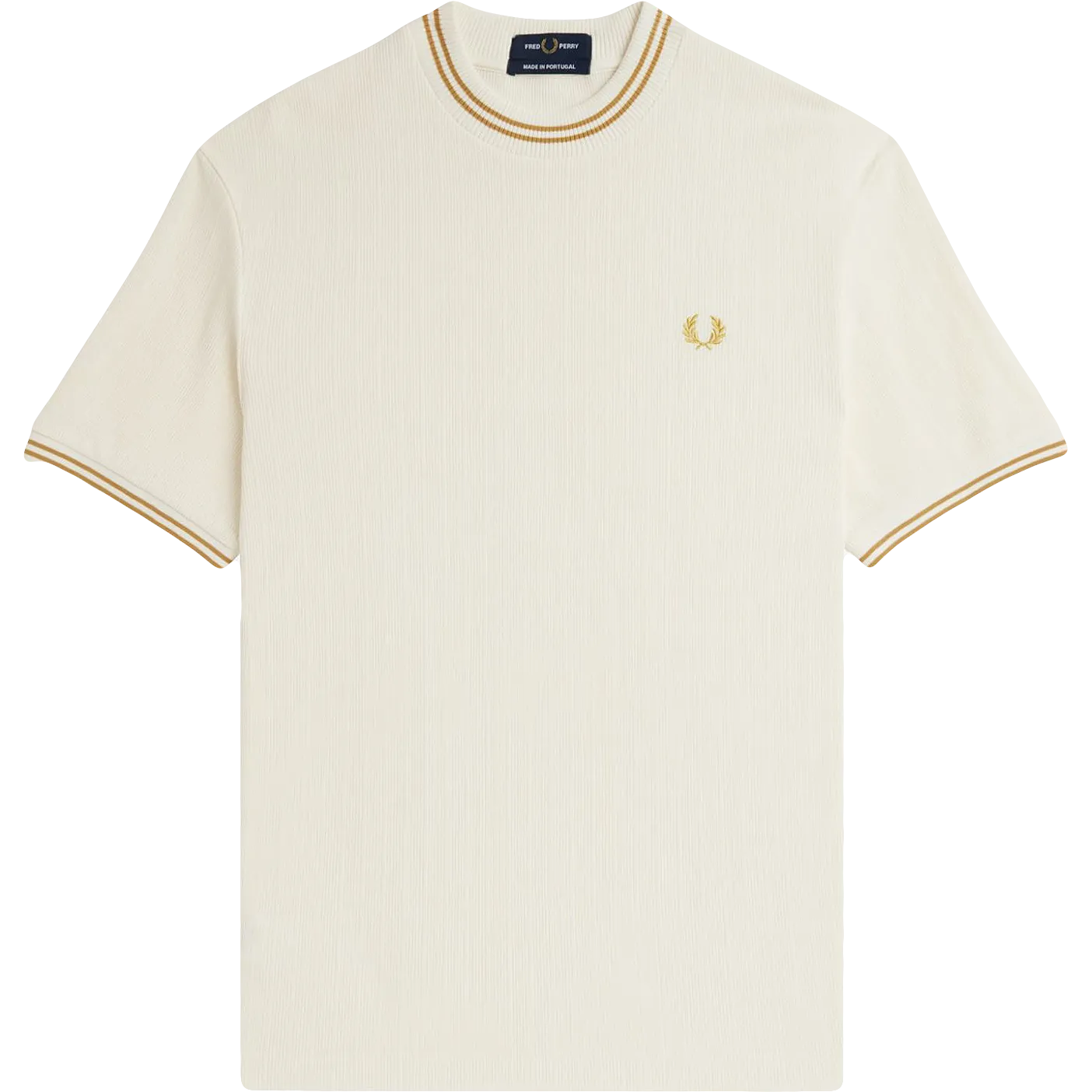 Ribbed Jersey Tee - Ecru