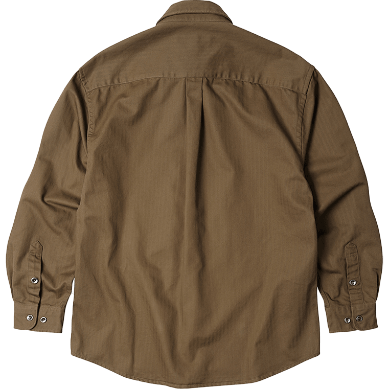 HBT Carpenter Pocket Work Shirt - Mocha