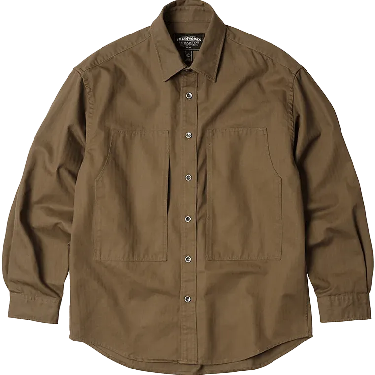 HBT Carpenter Pocket Work Shirt - Mocha