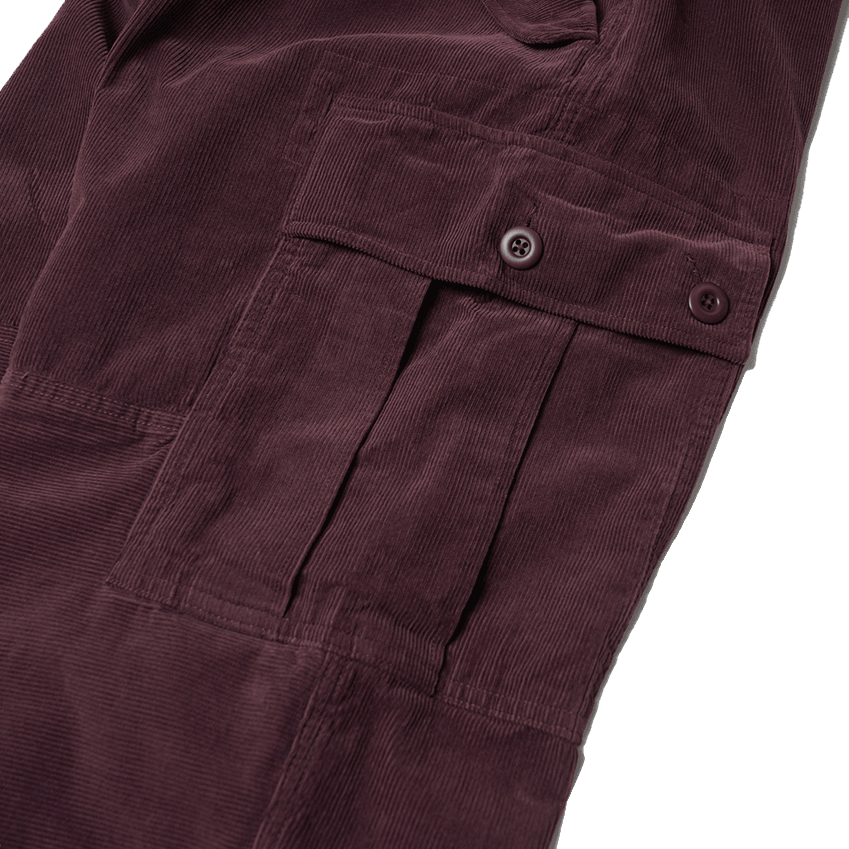 Corduroy M65 Field Pants - Red Bean