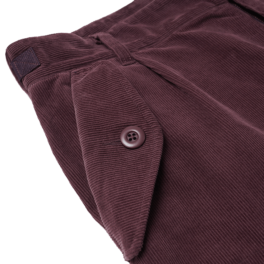 Corduroy M65 Field Pants - Red Bean