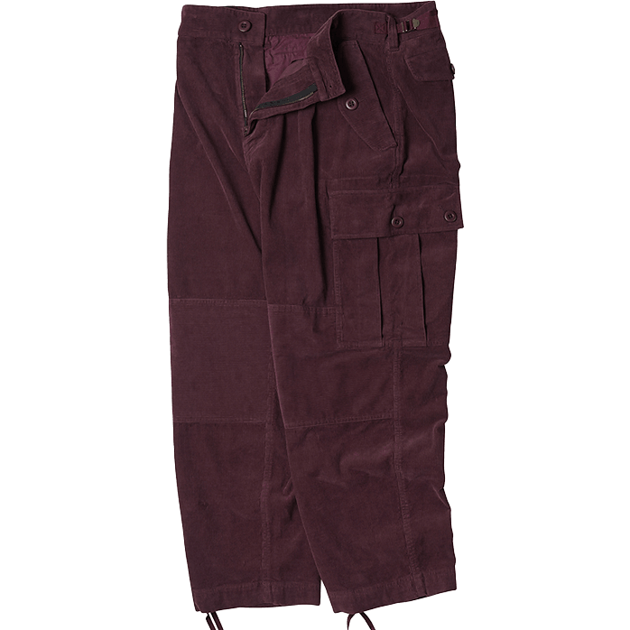 Corduroy M65 Field Pants - Red Bean