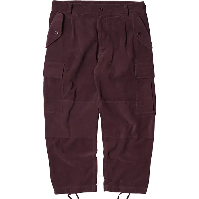 Corduroy M65 Field Pants - Red Bean