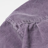 Pigment Dyed Corduroy Shirt - Purple