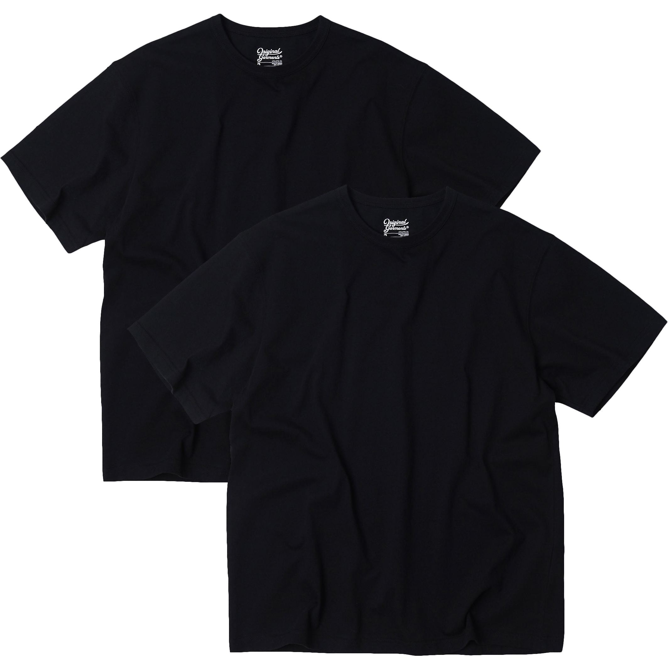 OG Athletic T-Shirt 2 Pack - Black / Black
