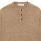 Wool Henley Knit - Oatmeal