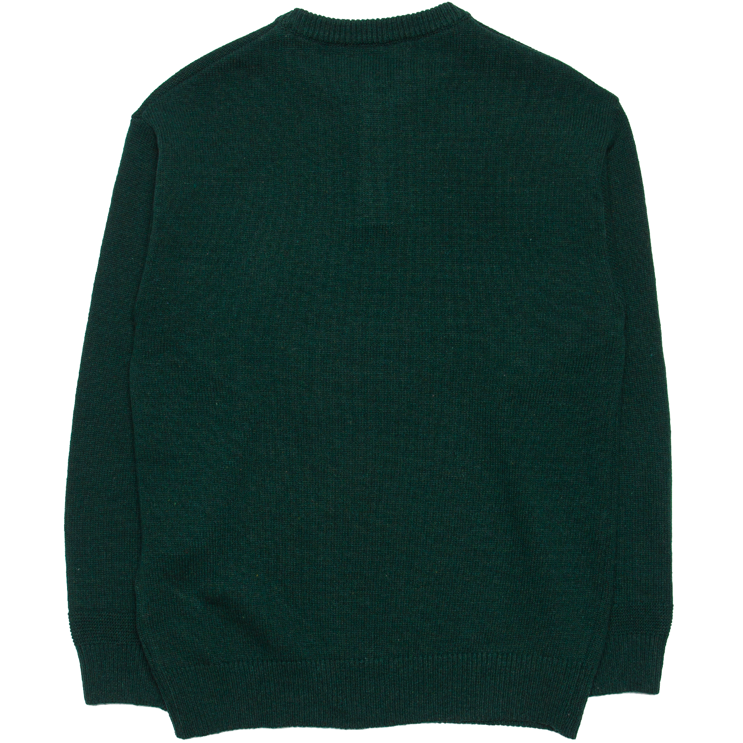 Wool Henley Knit - Dark Green