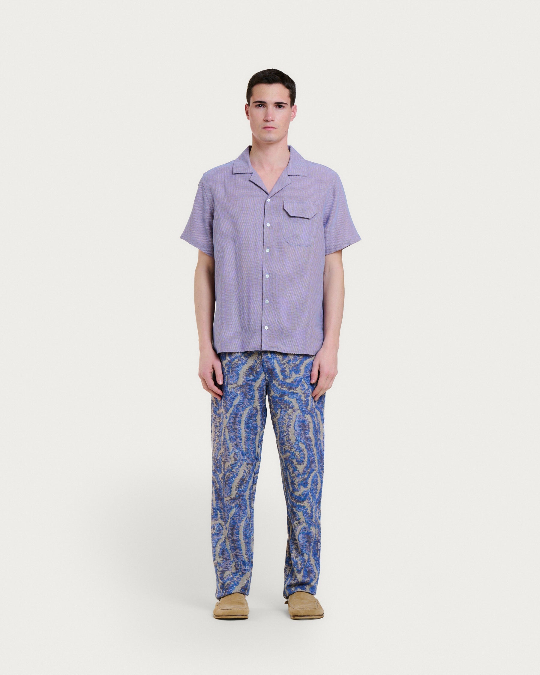 Guarda Nori Shirt - Blue / Orange