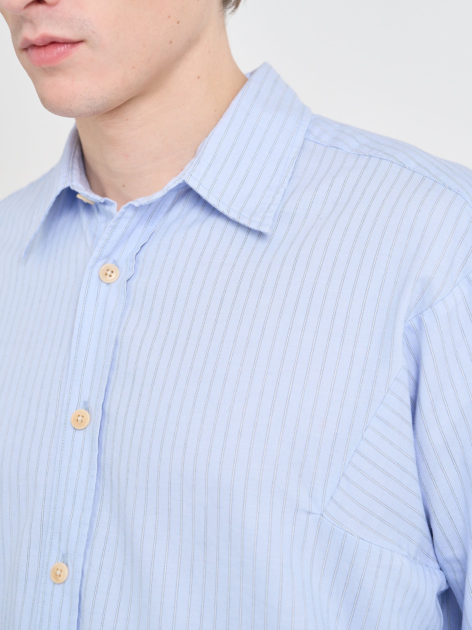 Garrison Long Sleeve Shirt - Faber Blue