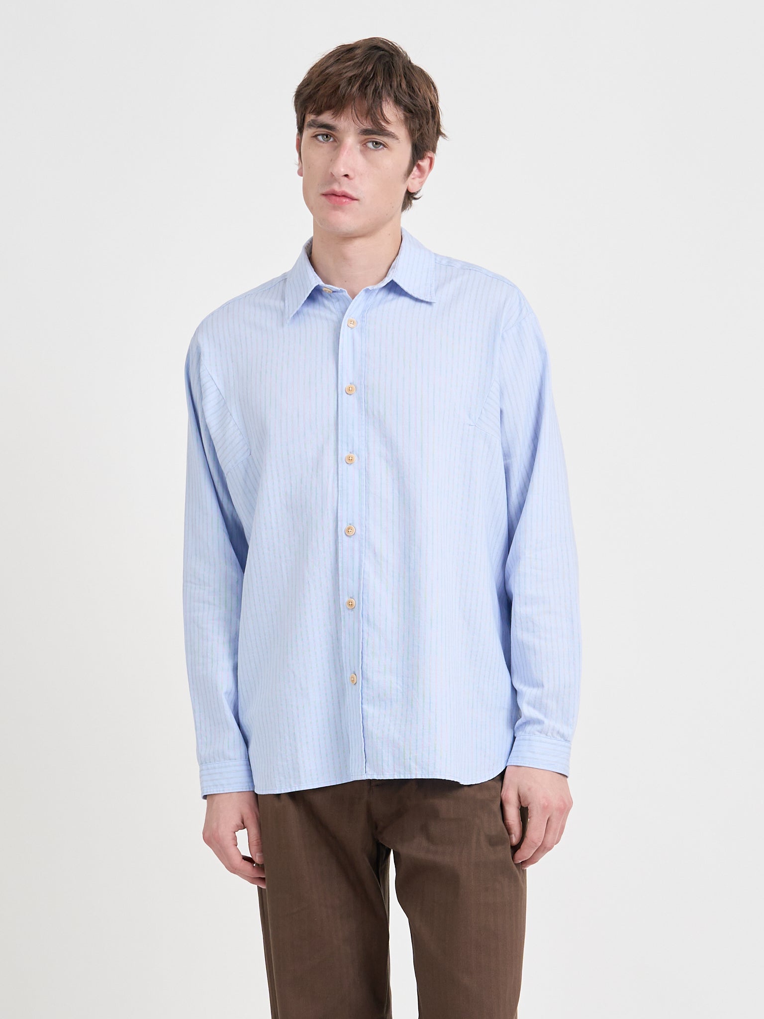 Garrison Long Sleeve Shirt - Faber Blue