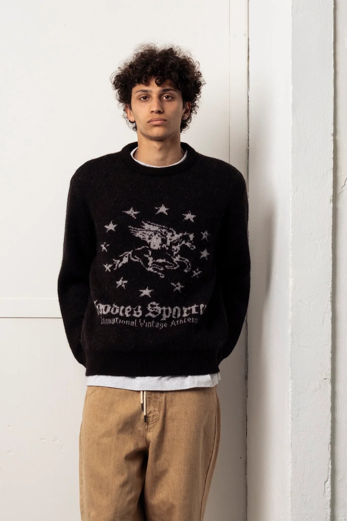 Black Bean Knit Sweater - Black