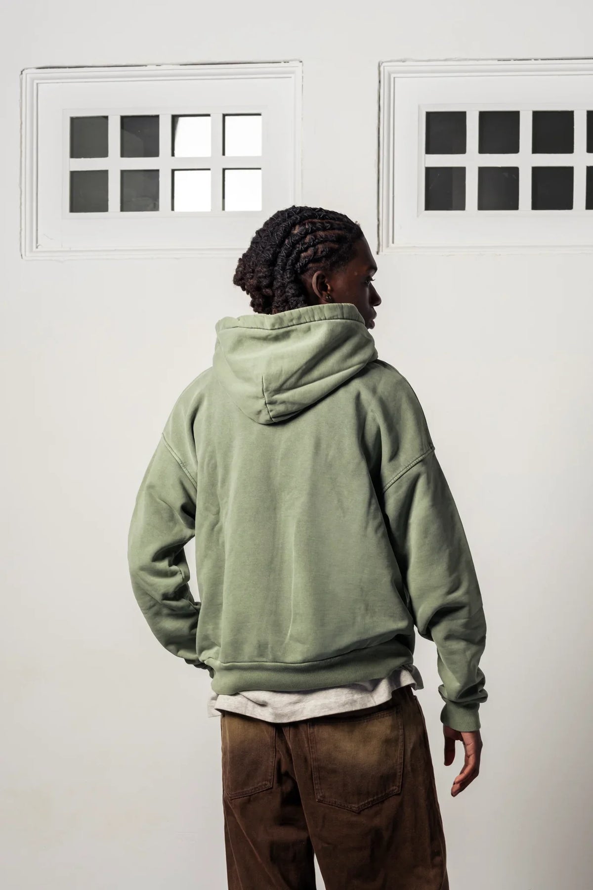 Premium Boxy Hoodie - Green