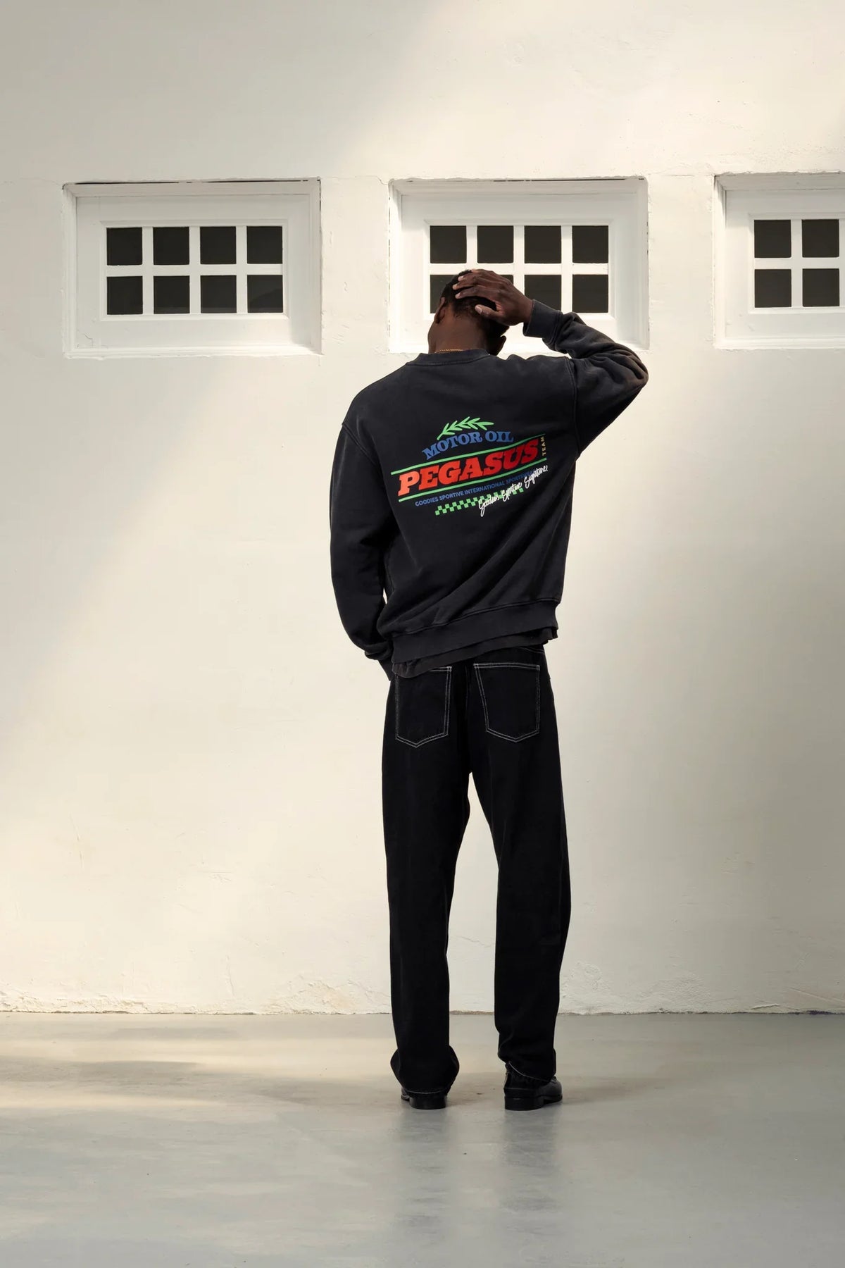Motor Oil Crewneck - Black