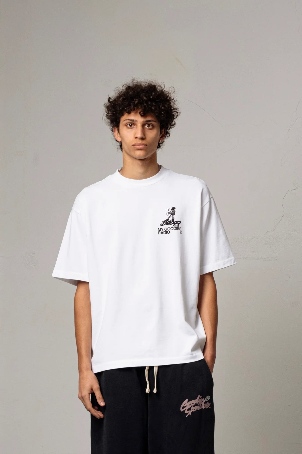My Goodies Radio Tee - White